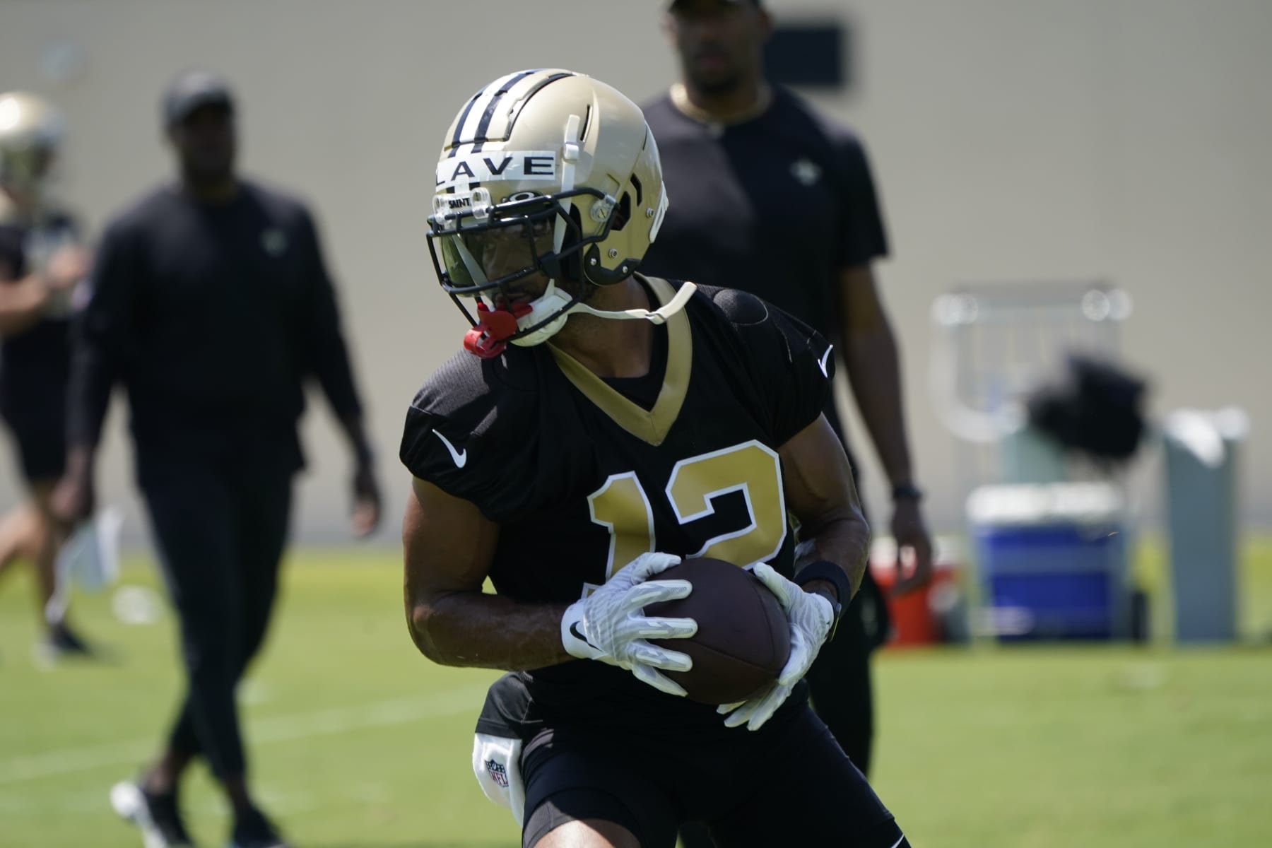 Olave shines through Saints OTA's