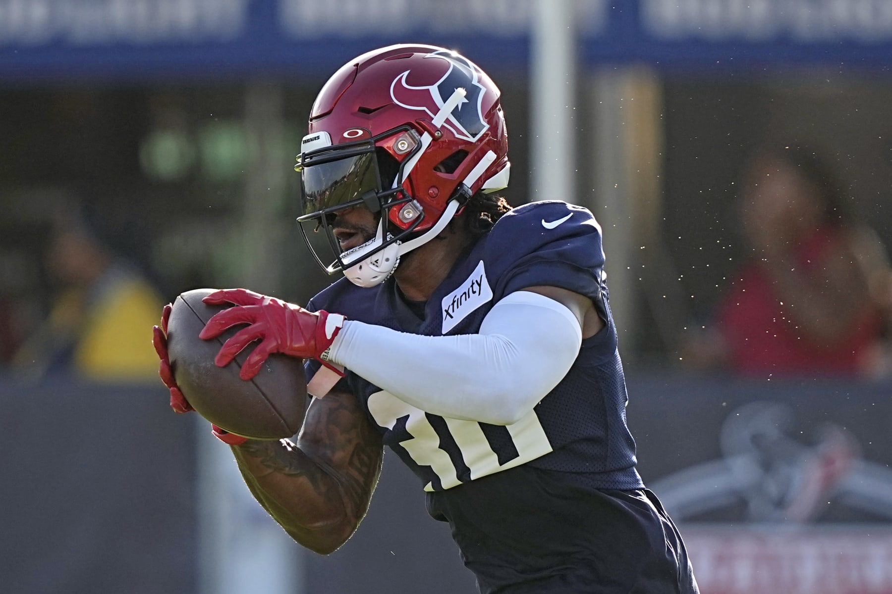 Texans running back Darius Anderson broke into ex's house