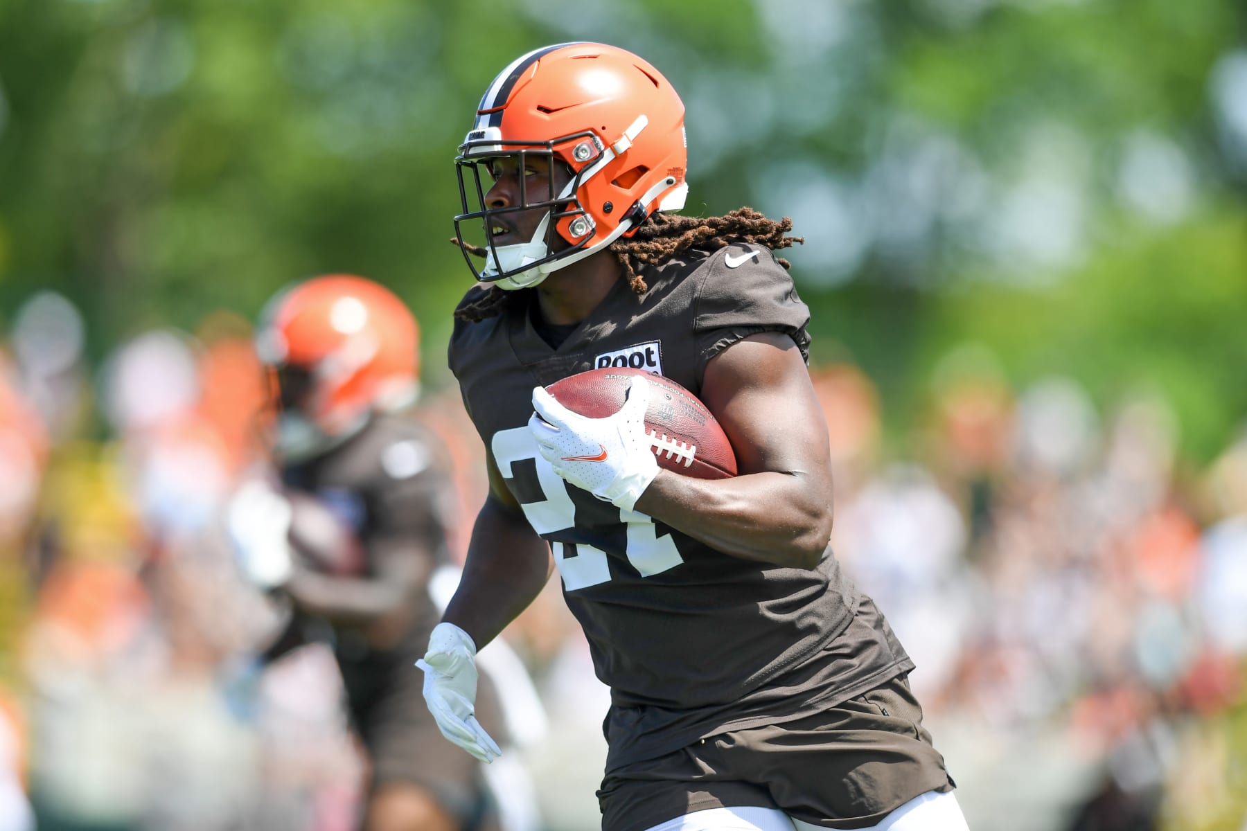 NFL training camp fights with a Carolina Panthers Cleveland Browns