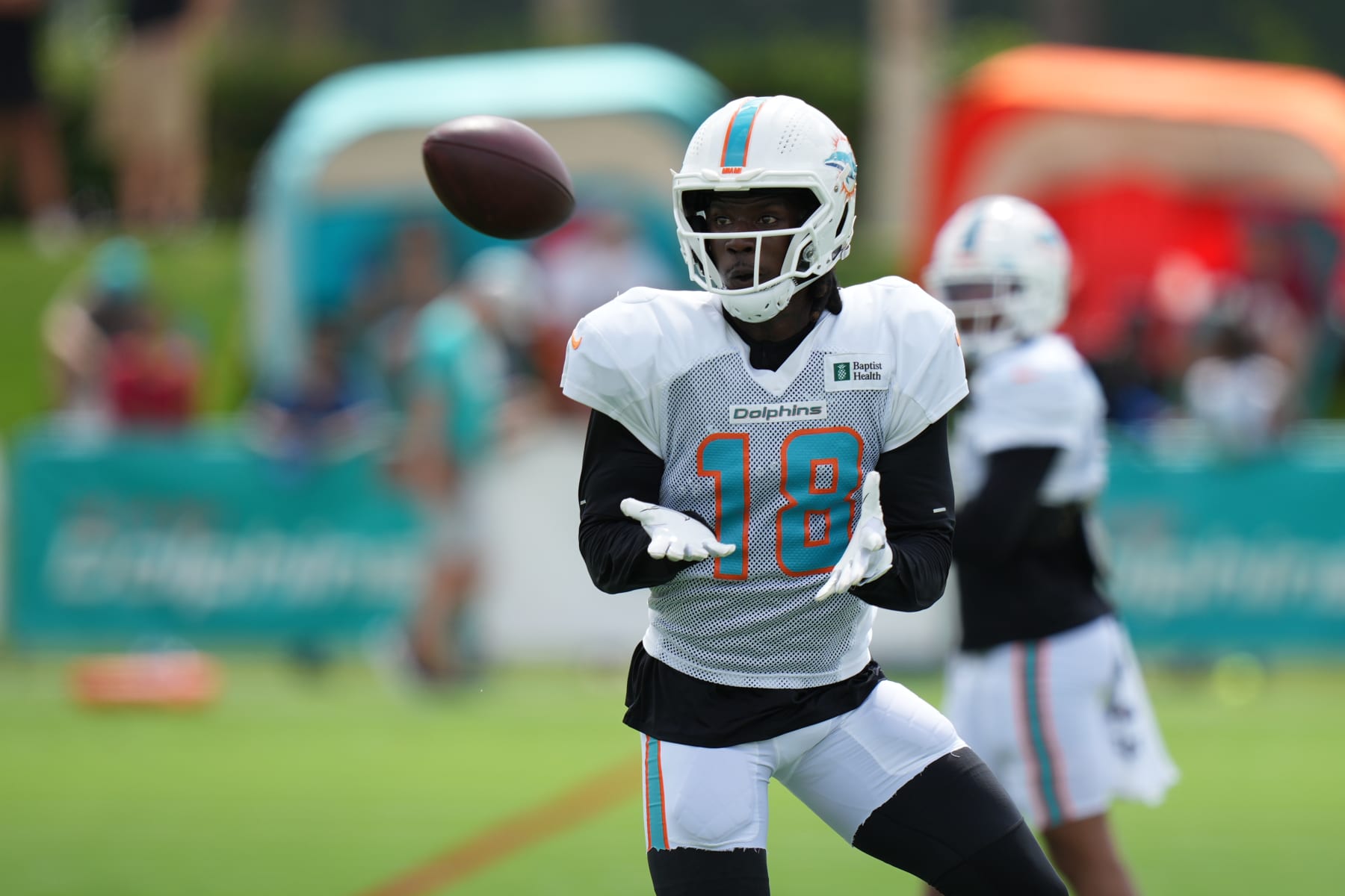 Miami Dolphins wide receiver Lynn Bowden Jr. (3) runs during an