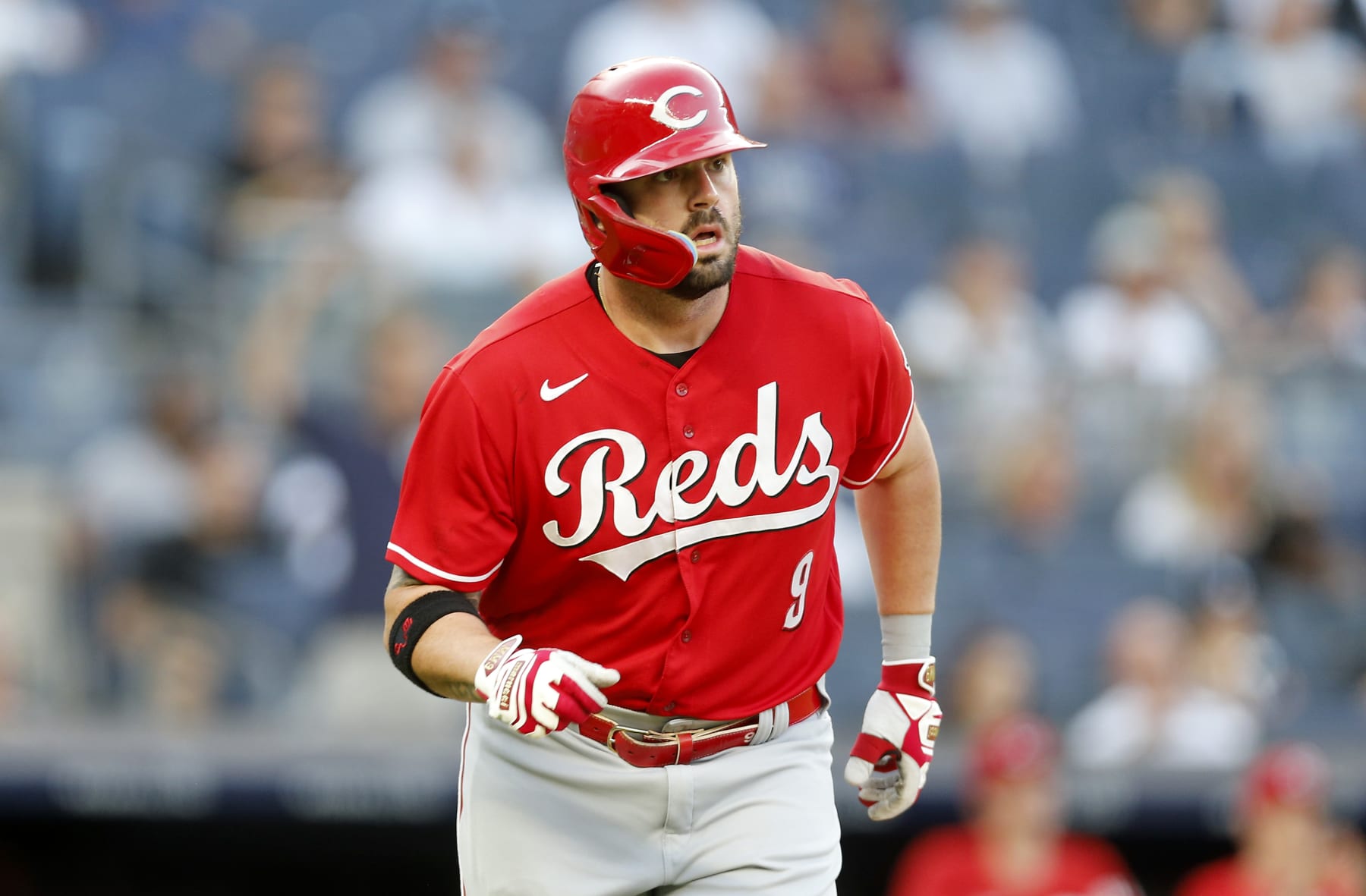 Mike Moustakas homers in dream debut as Reds pound Tigers, 7-1 - Red  Reporter