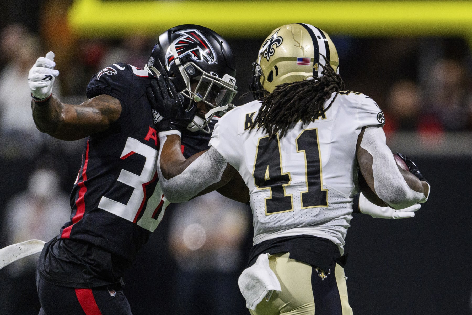 Falcons soar over Saints in Superdome loss 30-14