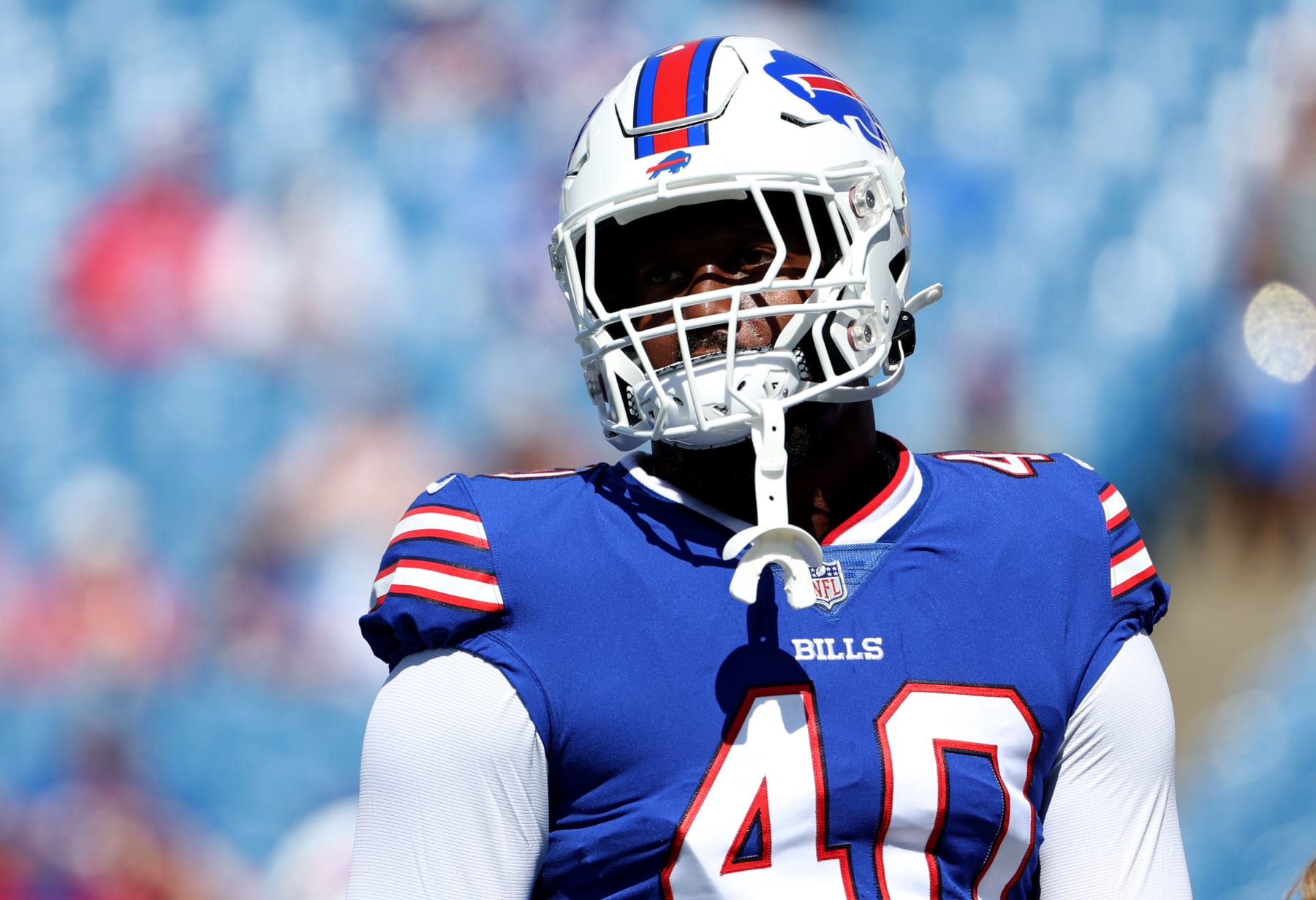 Bills' Miller carted off field, out for remainder of Lions game with knee  injury