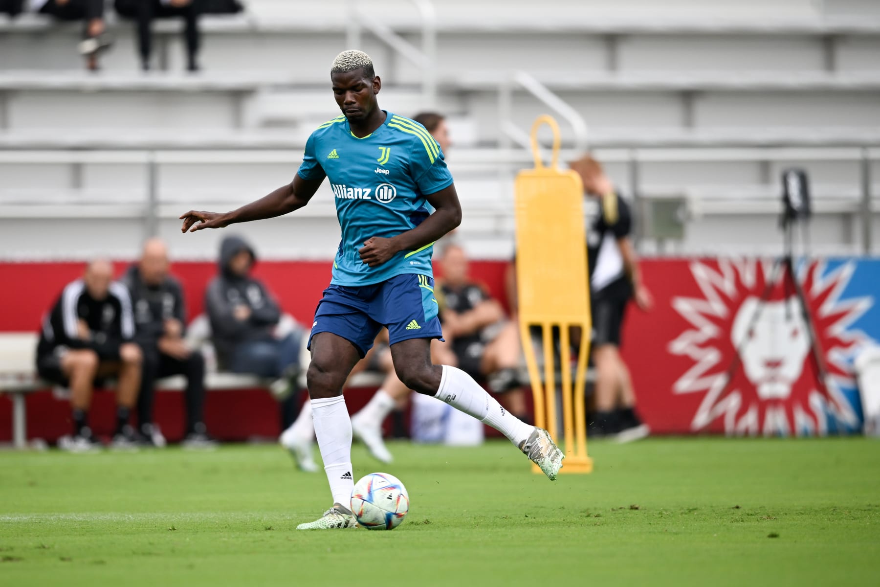 LOS ANGELES, CA - JULY 23: Paul Pogba of Juventus during a training session at LMU on July 23, 2022 in Los Angeles, United States. (Photo by Daniele Badolato - Juventus FC/Juventus FC via Getty Images)