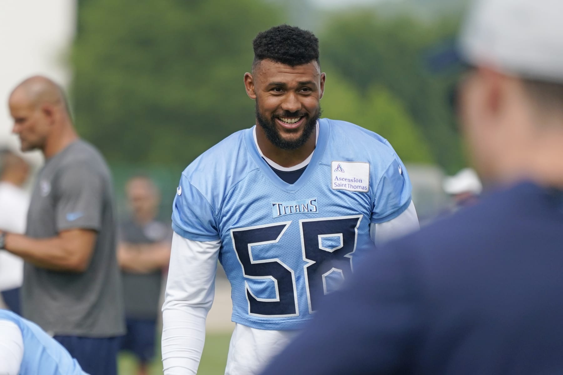 Titans edge rusher Harold Landry III likely out for the season after  suffering torn ACL