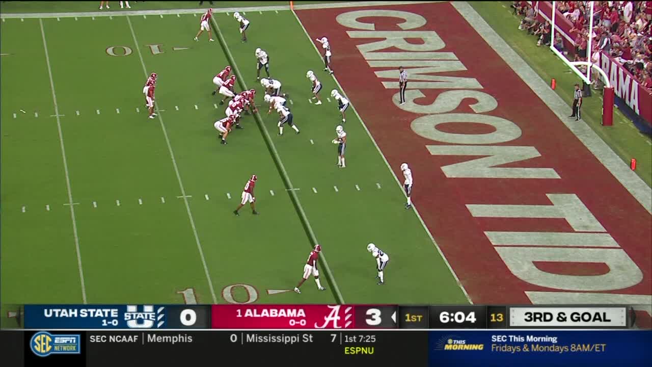 No. 1/1 Alabama Football Opens 2022 Season with 55-0 Win Over Utah State -  University of Alabama Athletics