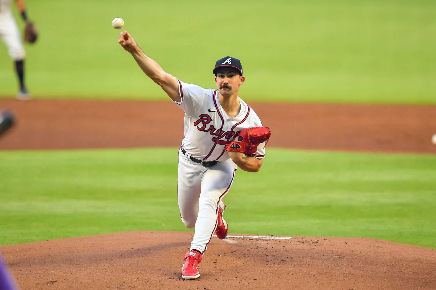 Rookie SP Strider sets Braves record with 16 K's vs. Rockies