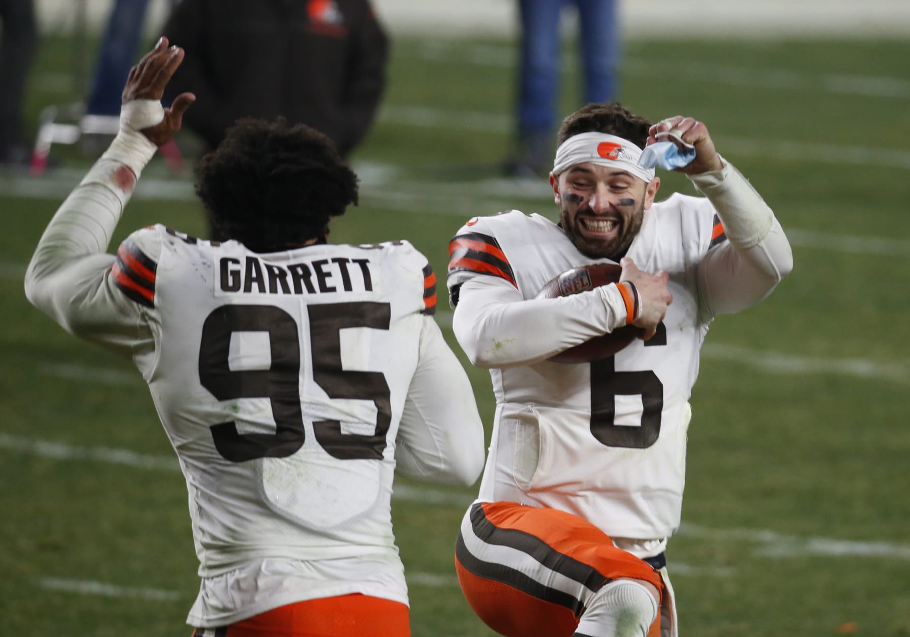 Baker Mayfield made to eat his words as Myles Garrett and Browns