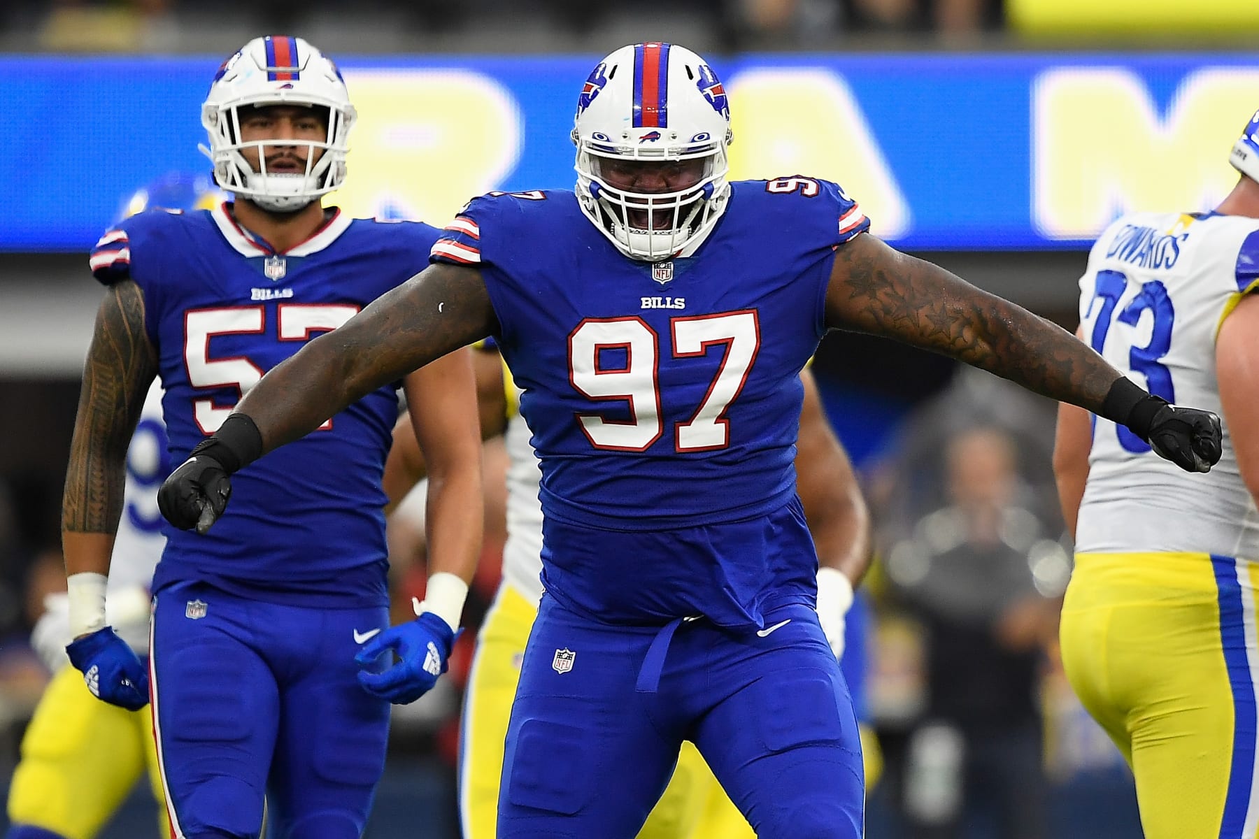 November 19, 2017 Buffalo Bills defensive end Ryan Davis #56 in