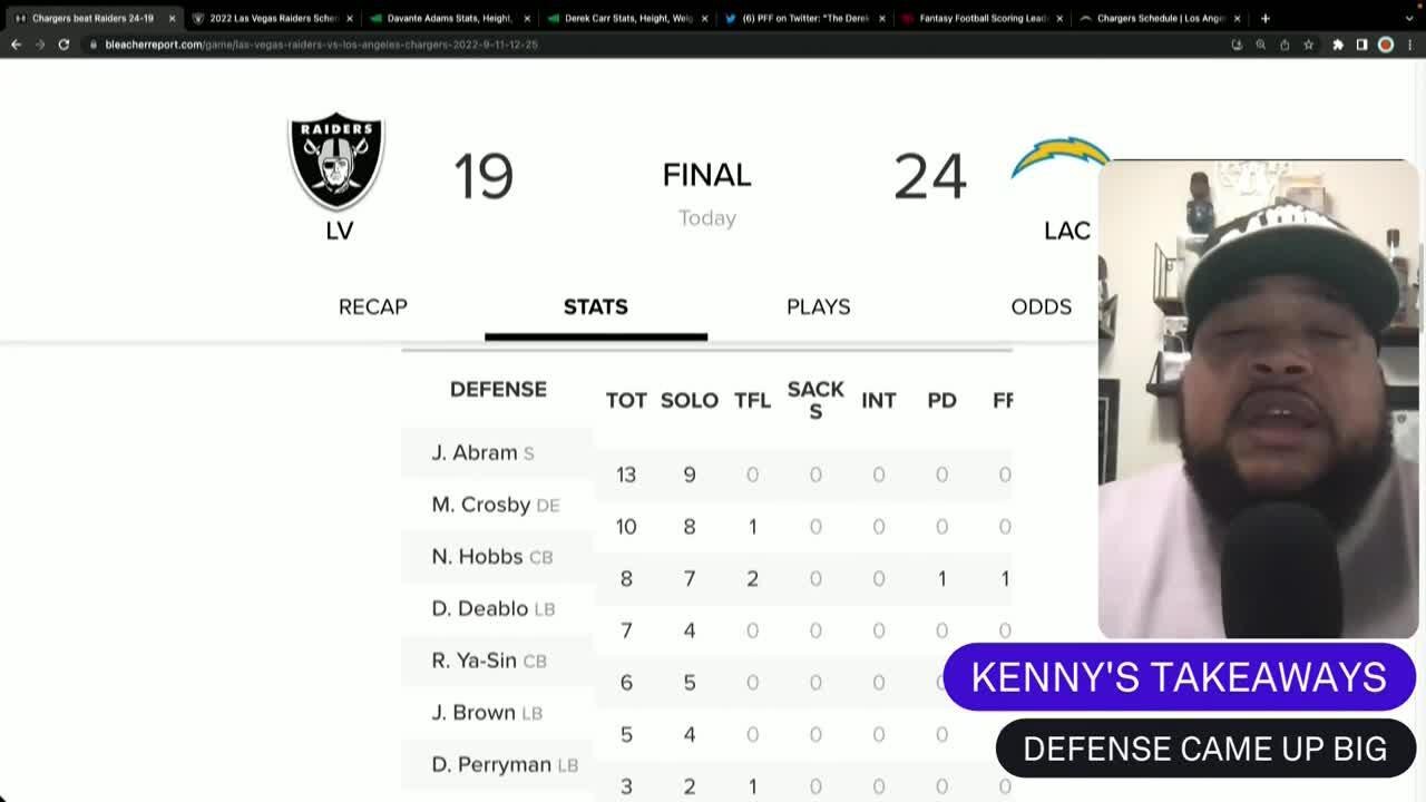 Raiders' Josh Jacobs Questionable vs. Titans with Illness; Didn't