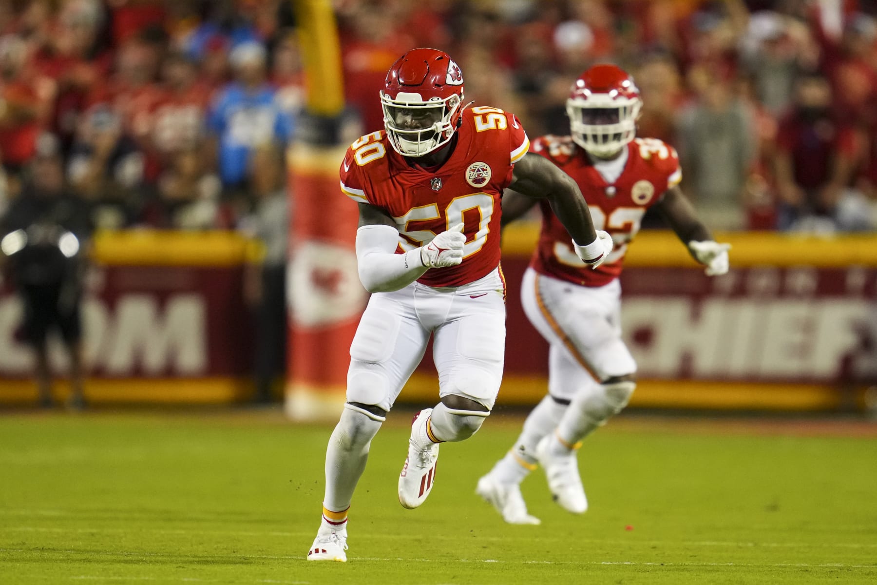 Chiefs LB Willie Gay reacts to not being available for Chargers game