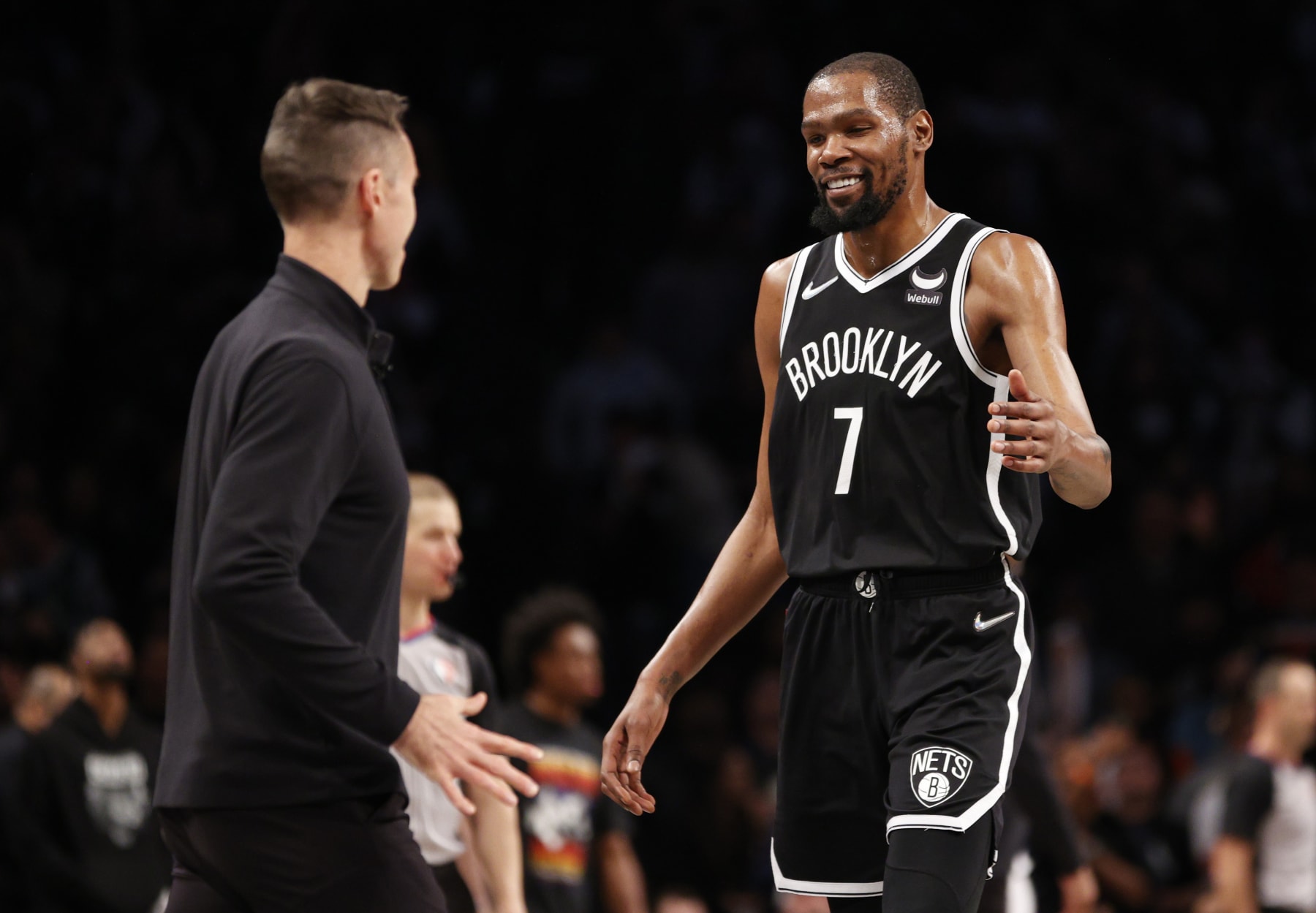 Kevin Durant's bizarre reaction to hearing about Steve Nash's firing as  Nets coach