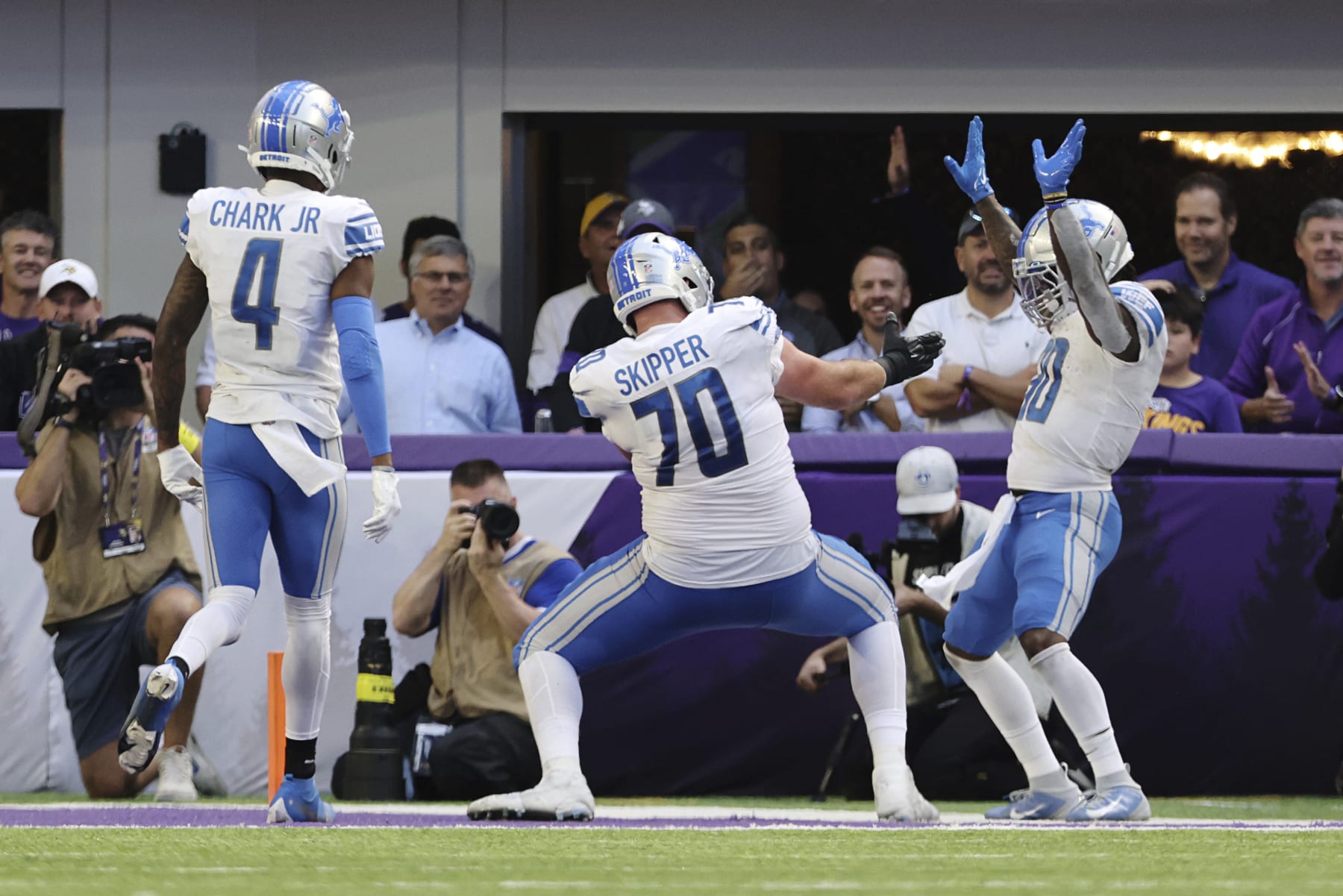 NFL fines Lions' Williams more for celebration than Packers