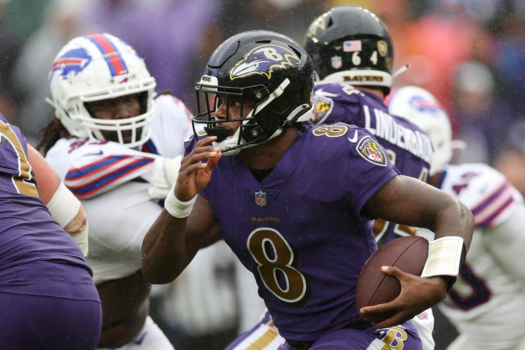 Marcus Peters melts down on sideline after Ravens' defense melts down on  the field