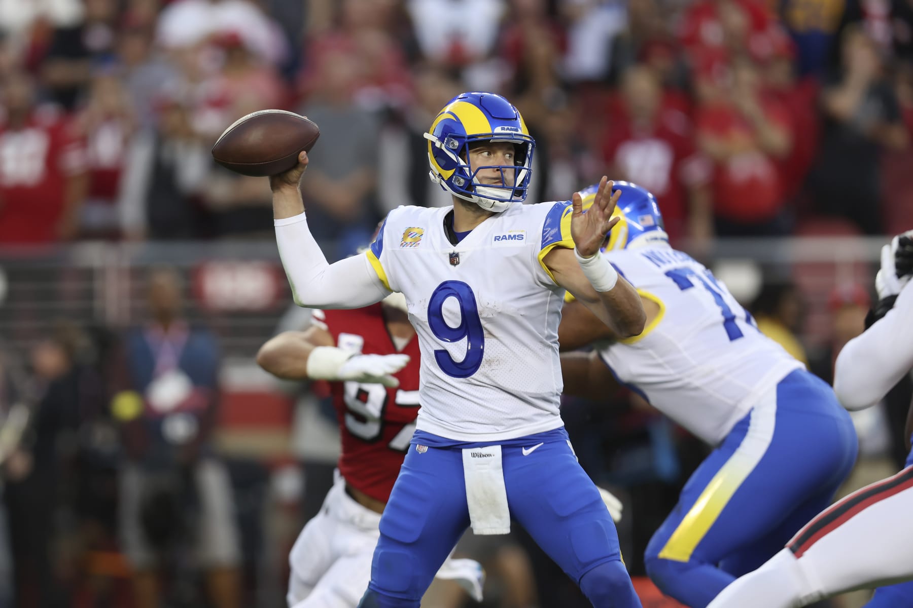 The Los Angeles Rams can't protect Matthew Stafford and it's unraveling  them