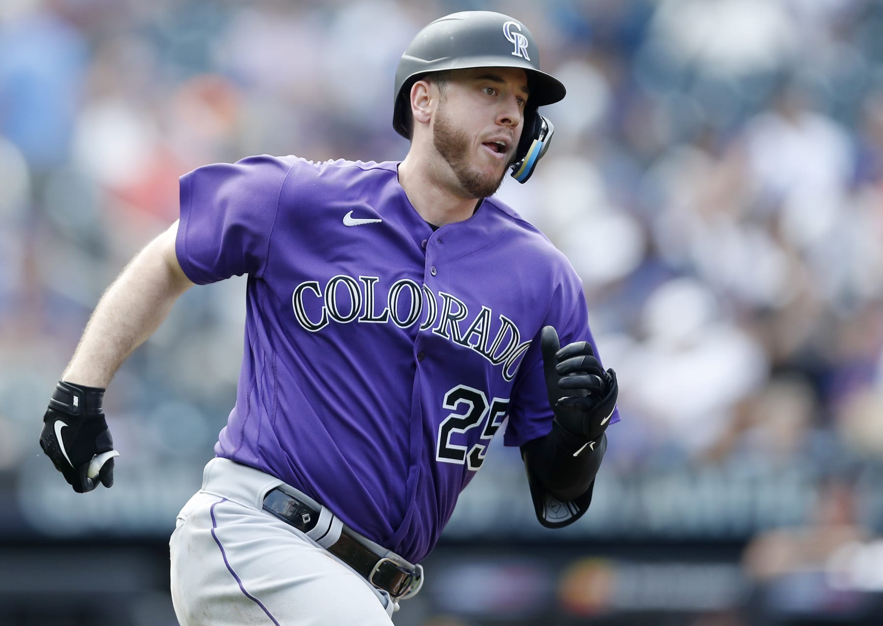 C.J. Cron named NL Player of the Month for August - Purple Row