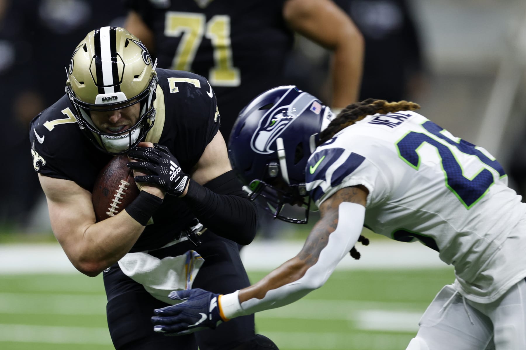 Week 5: Former BYU QB Taysom Hill scores 4 TDs, posts staggering stat line  for Saints