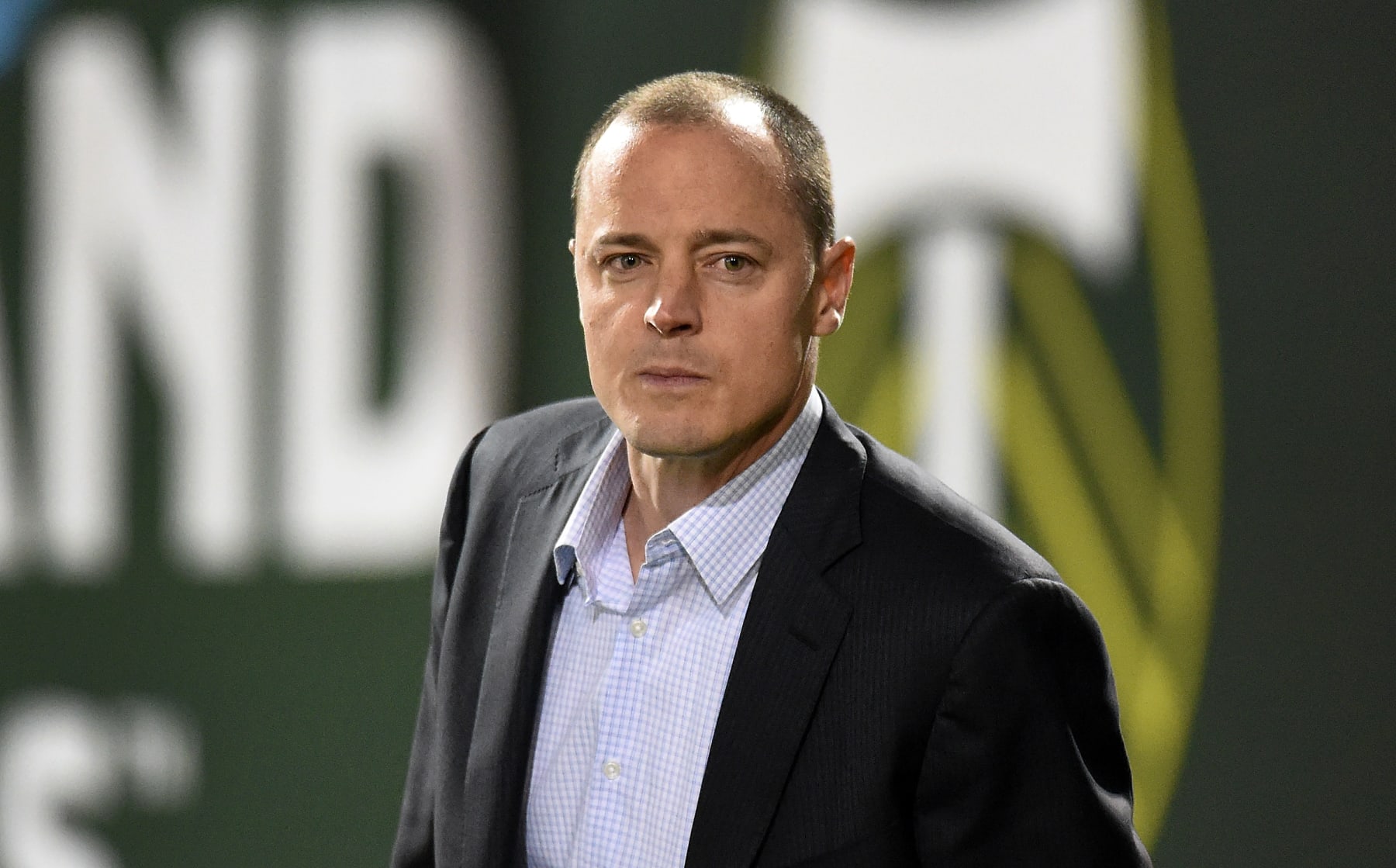 PORTLAND, OR - APRIL 04: Owner Merritt Paulson of Portland Timbers looks on after the Timbers 3-1 victory in the game against the FC Dallas at Providence Park on April 4, 2015 in Portland, Oregon.  (Photo by Steve Dykes/Getty Images)
