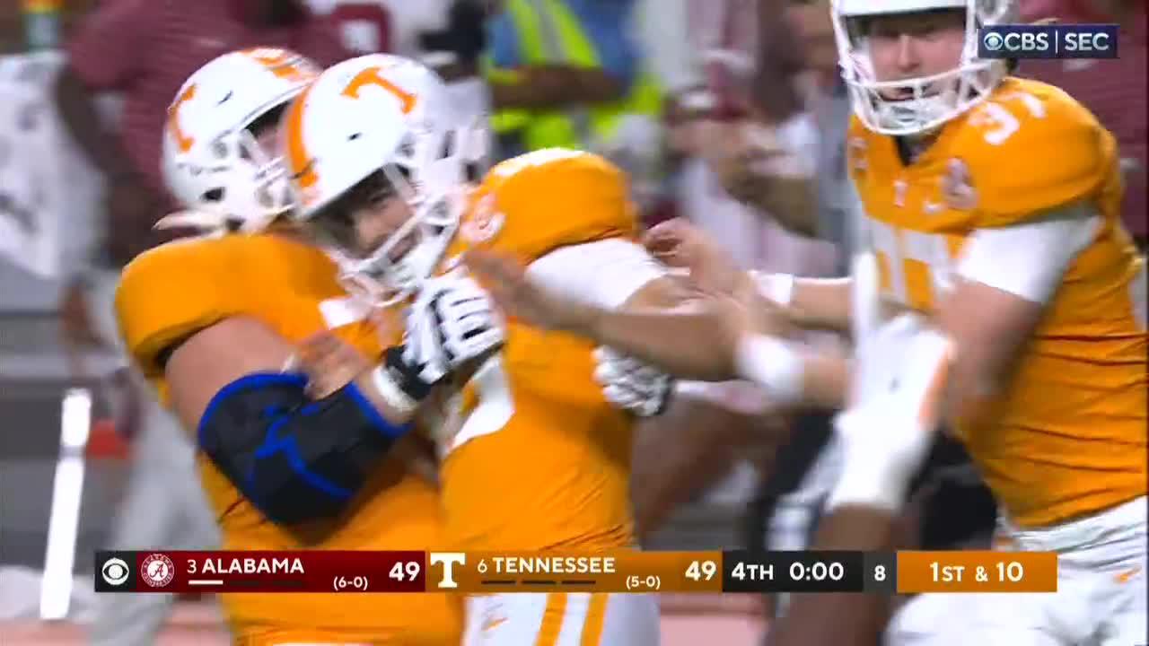 No. 6 Tennessee SHOCKS No. 3 Alabama In Knoxville [FULL BREAKDOWN