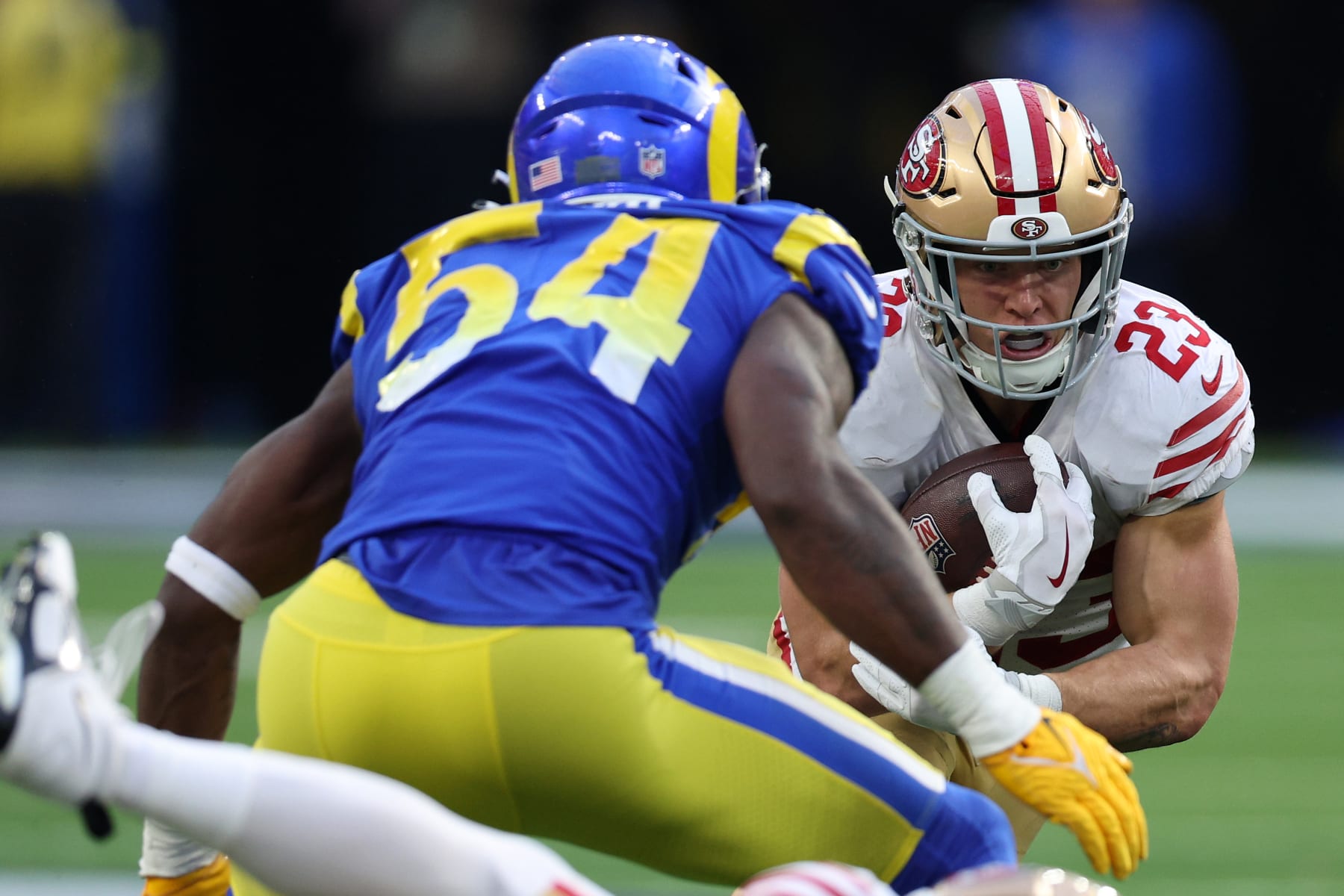 Christian McCaffrey 'locked in' on 49ers football amidst RB contract  frustrations - Sactown Sports