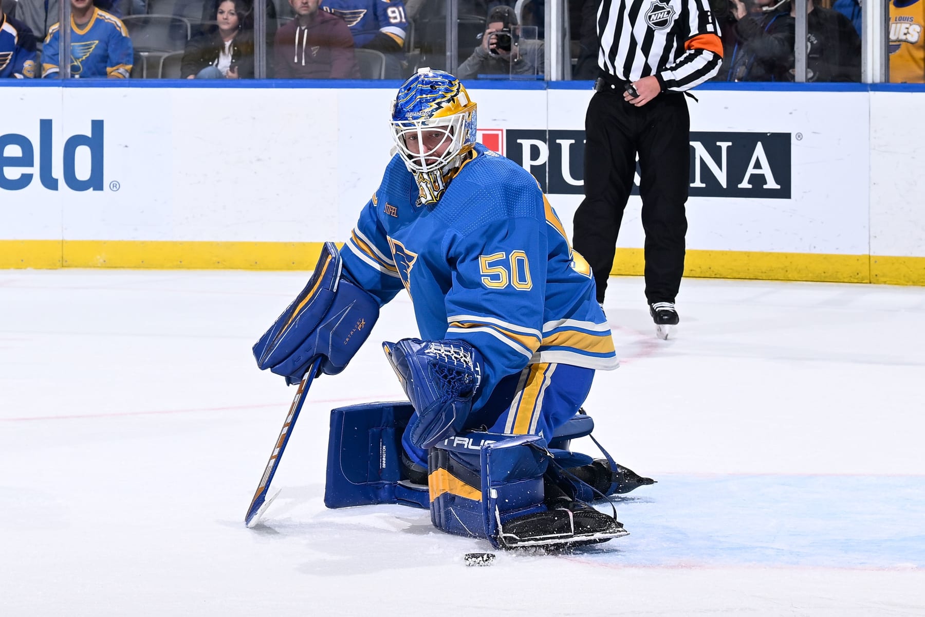 Jordan Binnington #50, St. Louis Blues 2022 Winter Classic Jersey