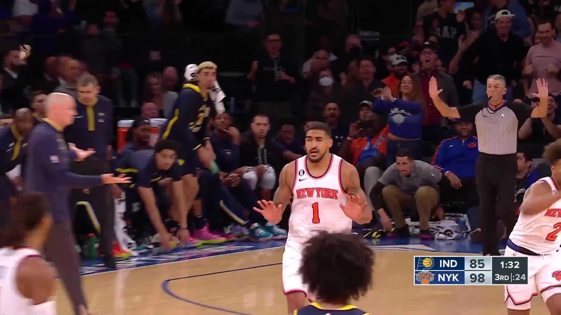 Knicks beat Hornets in OT 134-131
