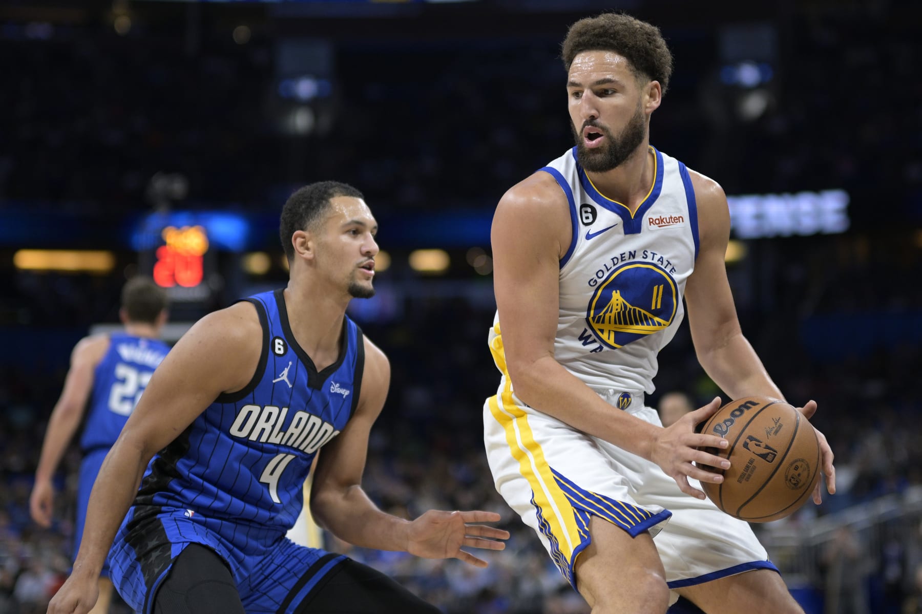 Klay Thompson shows no signs of rust in first game back for