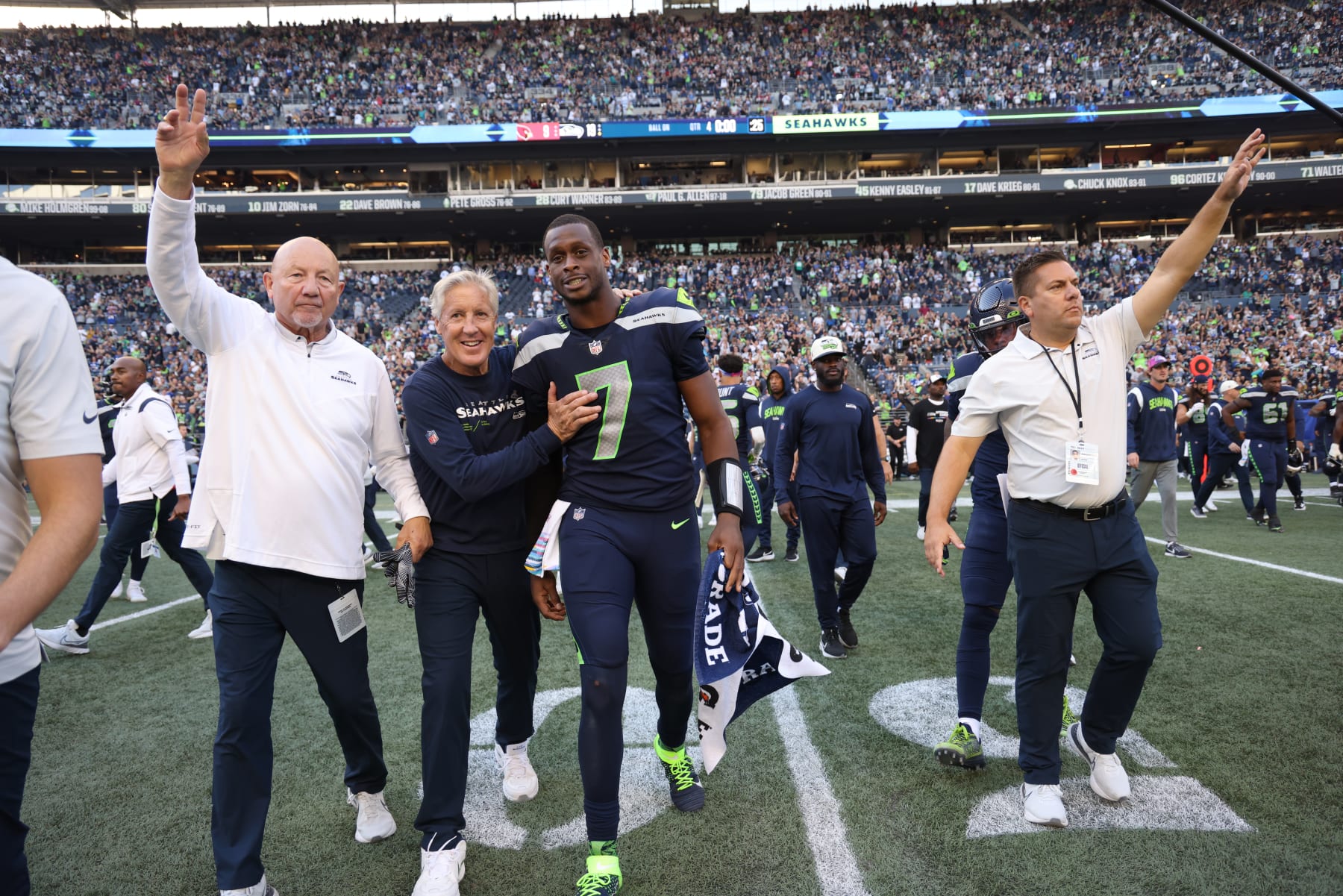 Carroll says Geno Smith and Seahawks defying low expectations