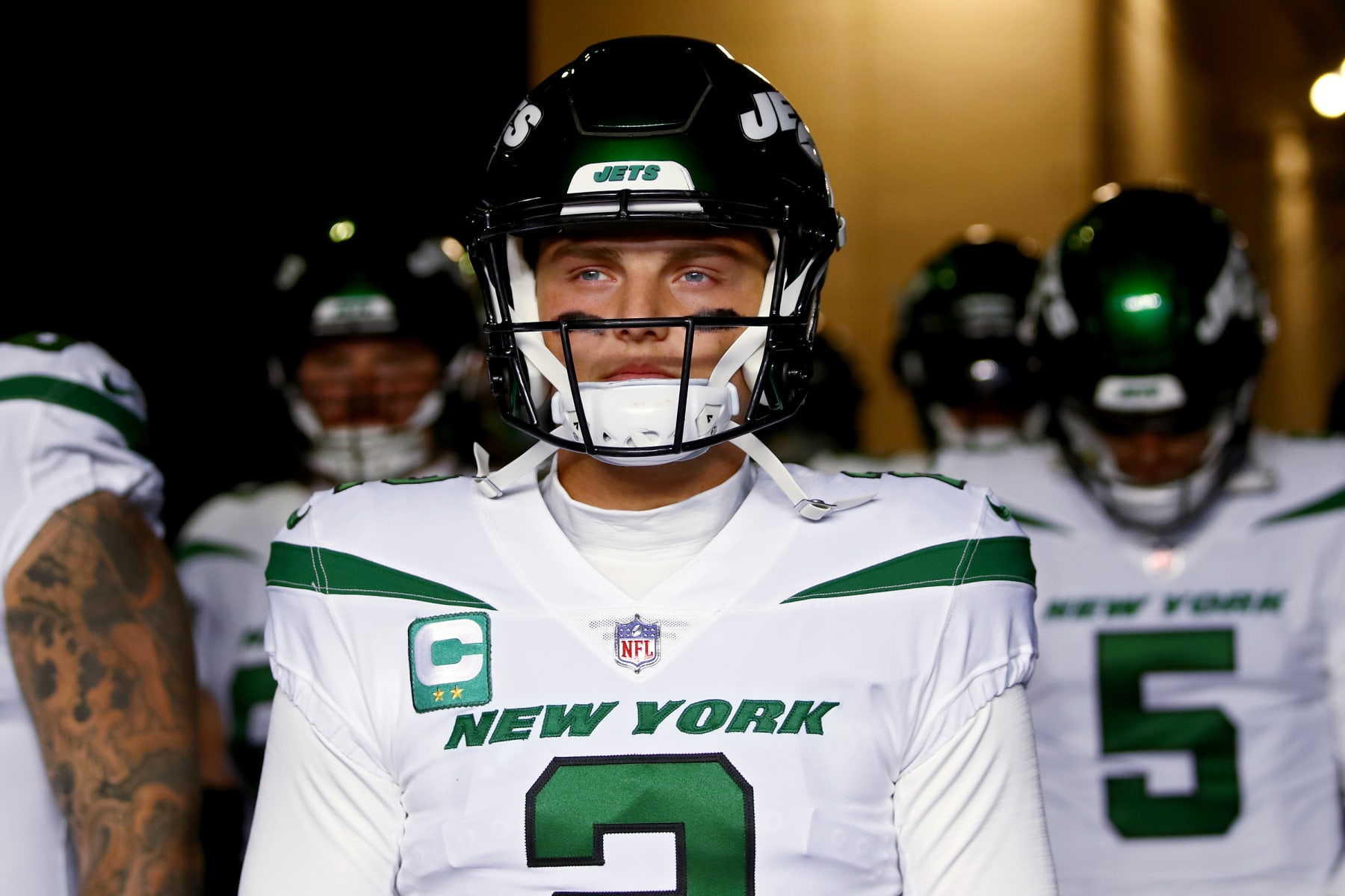 How did Jets' Zach Wilson compare to other rookie QBs in 2021?