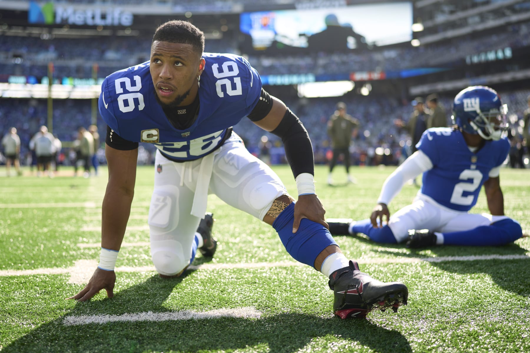 Saquon Barkley is Going Too High in ESPN Round 1 ADP; Role Could Be Sharply  Reduced in 2023 - Bleacher Nation