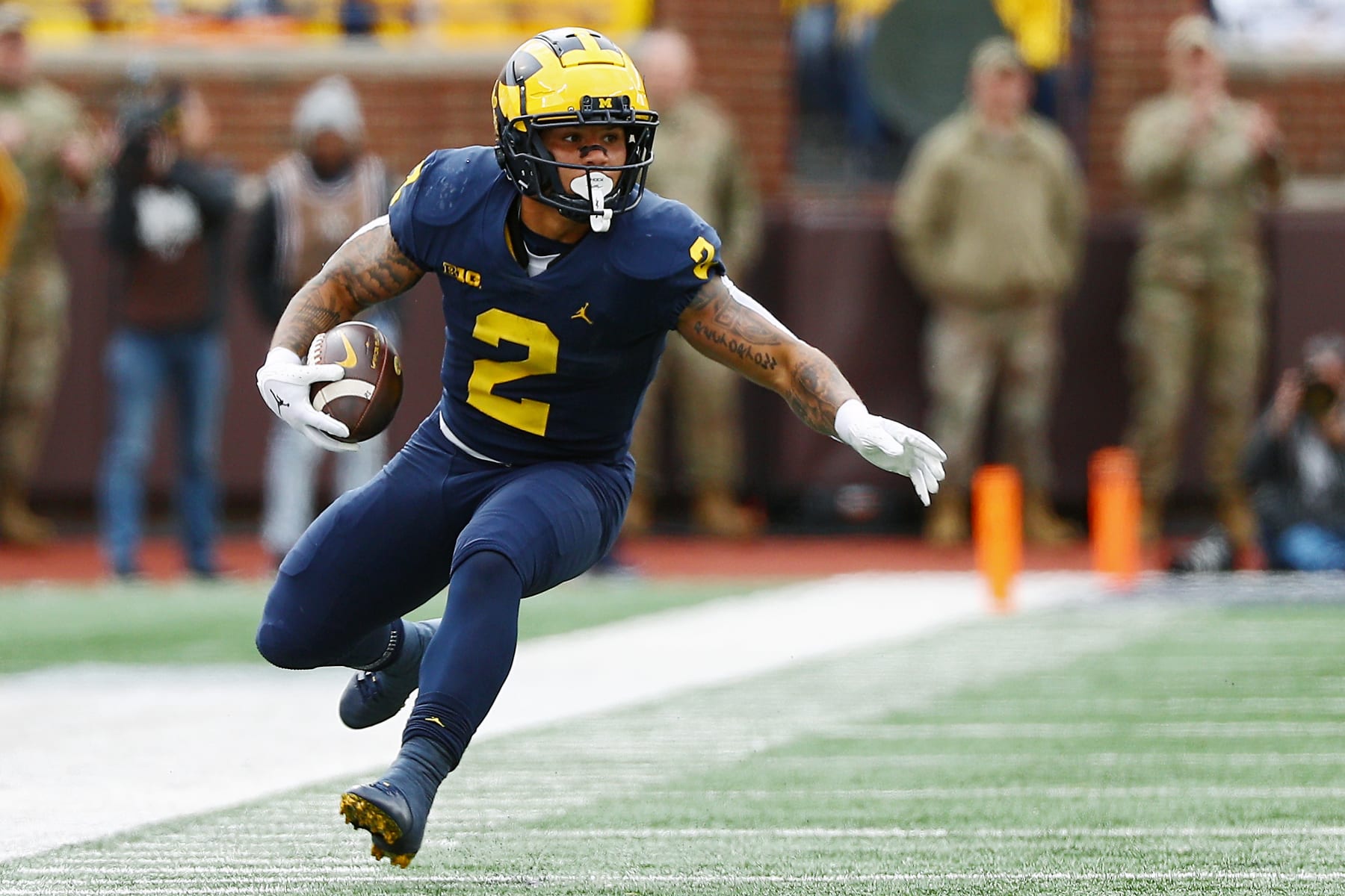 Report Michigan s Blake Corum to Play vs. Ohio State Despite Knee