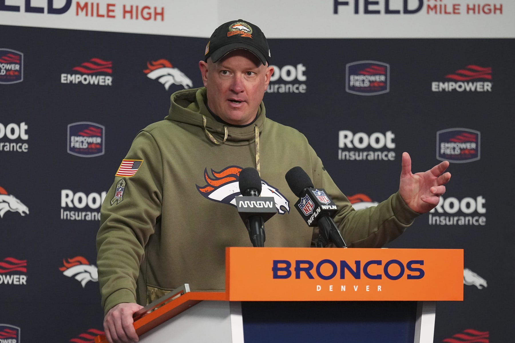 Denver Broncos fire head coach Nathaniel Hackett after 4-11 start