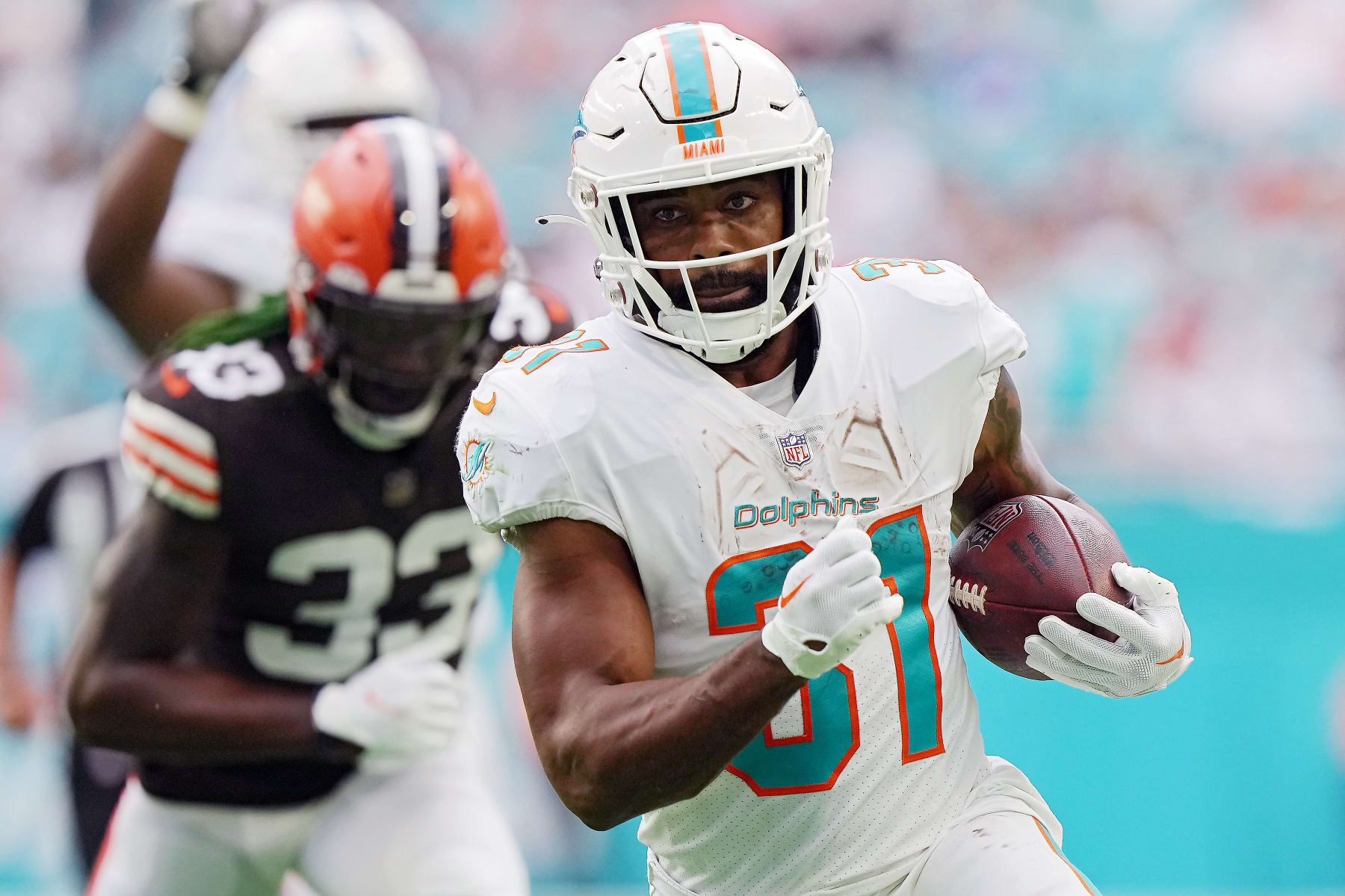 Dolphins' Raheem Mostert says comments on 49ers taken out of context