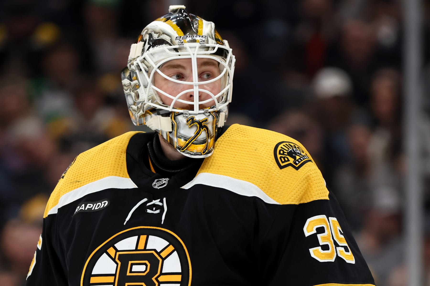 m i l k : goalie love is the best love rangers @ bruins