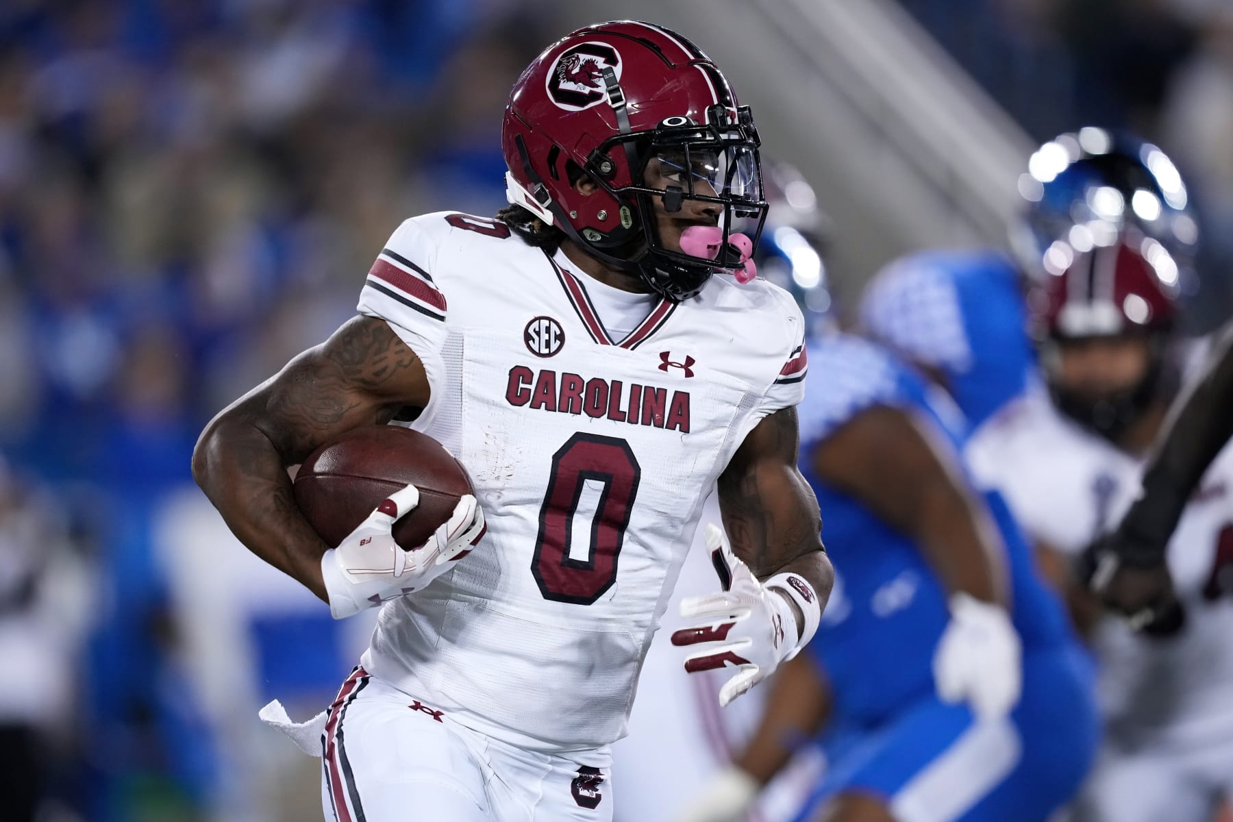 Mens University of South Carolina #1 Deebo Samuel White University Jerseys  - Deebo Samuel Jersey - South Carolina Jersey 