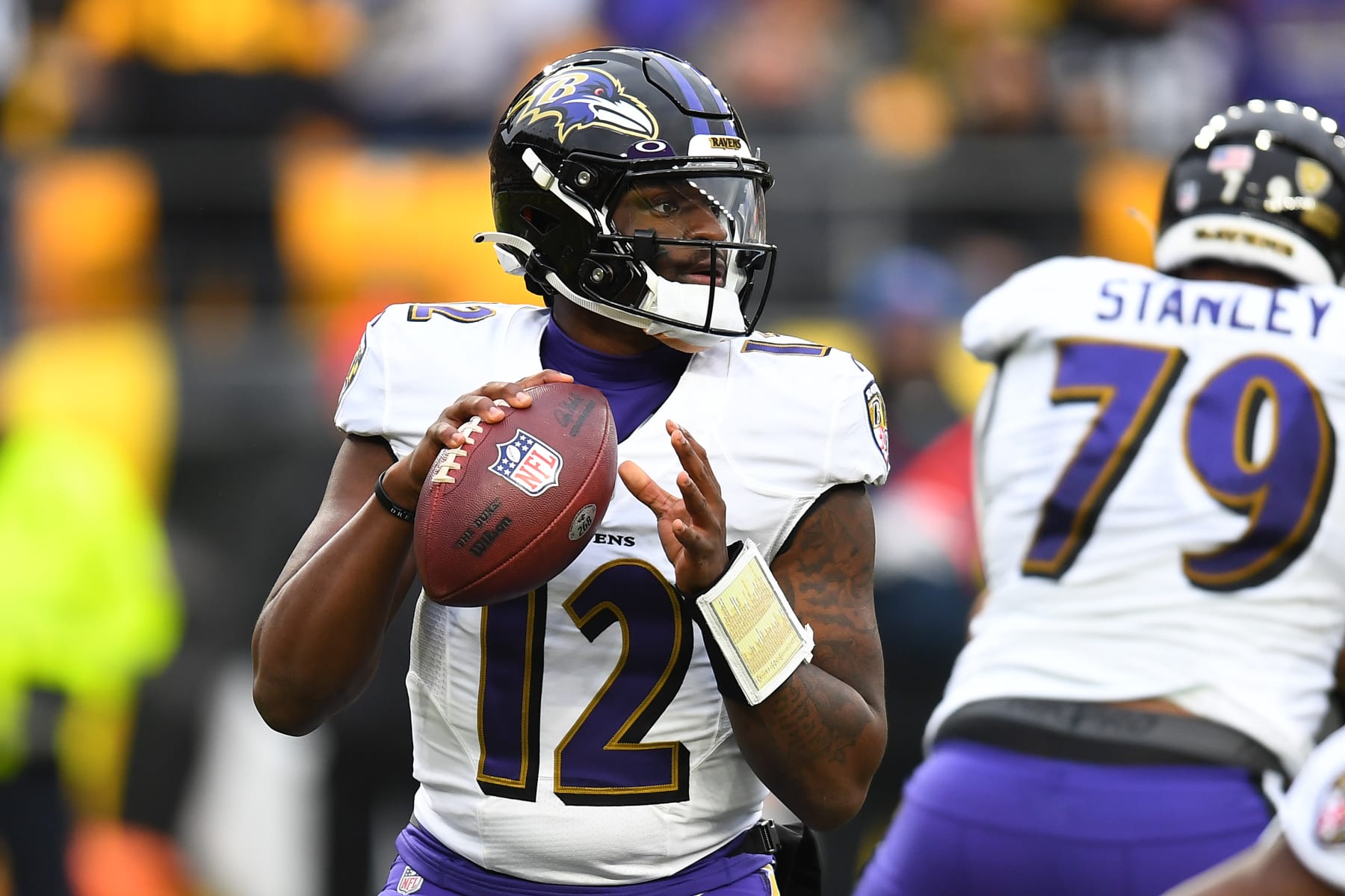 Ravens Catch Heat After Photoshopping Lamar Jackson Onto Taylor