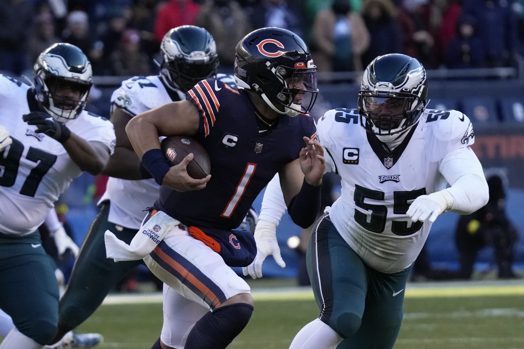 Bears lose to Philadelphia Eagles 25-20, at Soldier Field