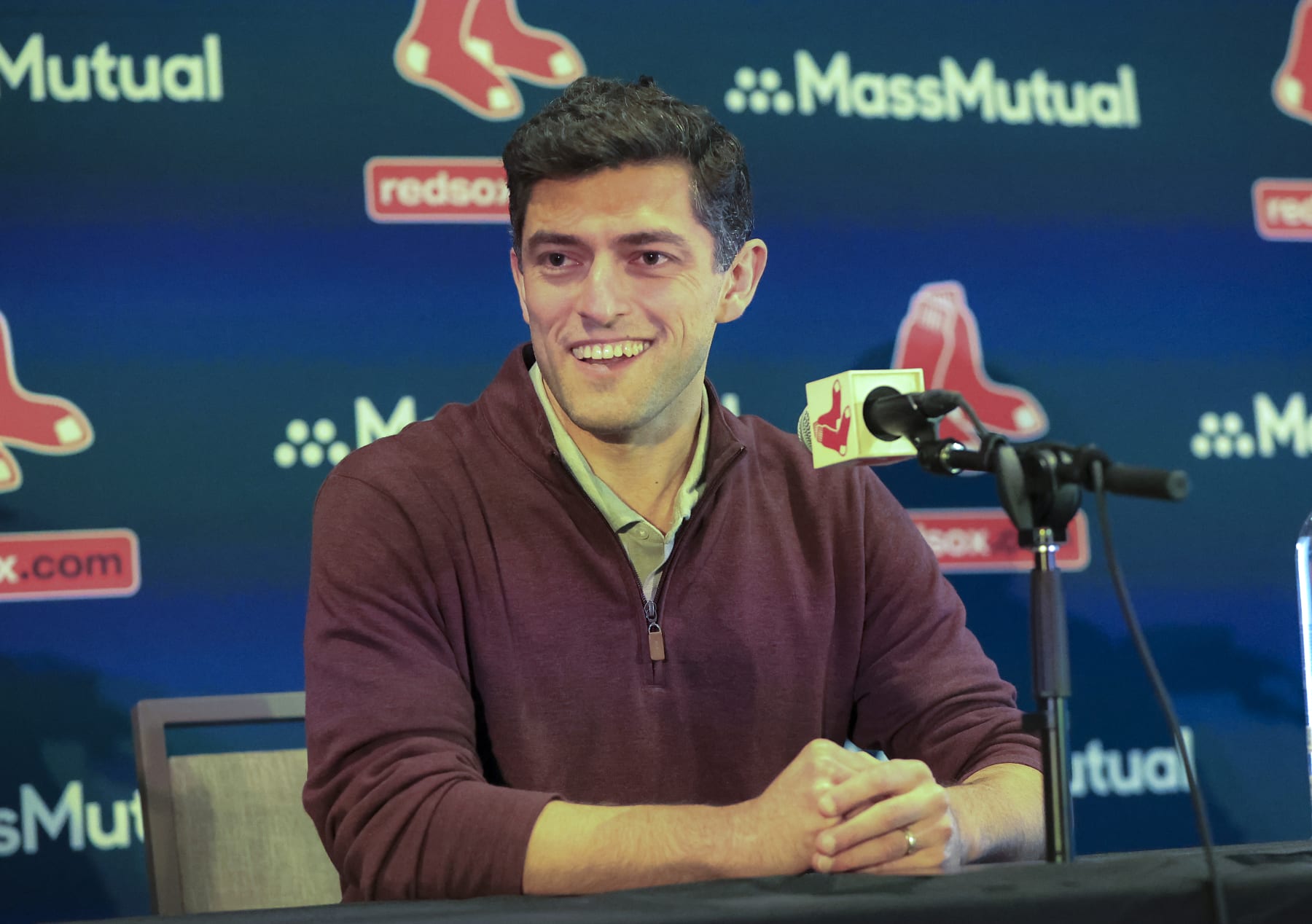 Red Sox CBO Chaim Bloom admits concern in replacing Christian Vázquez's  experience with pitching staff