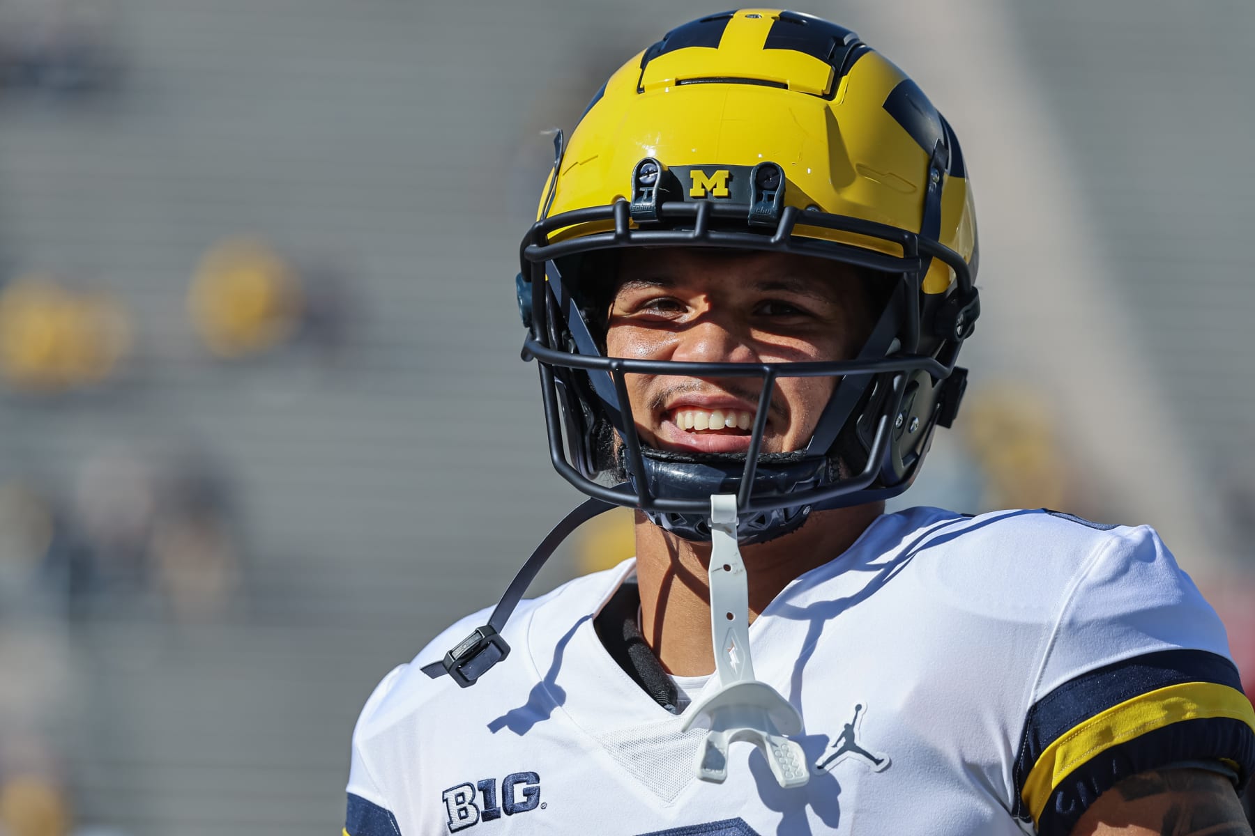 Michigan s Blake Corum 50 50 on Returning to School Entering