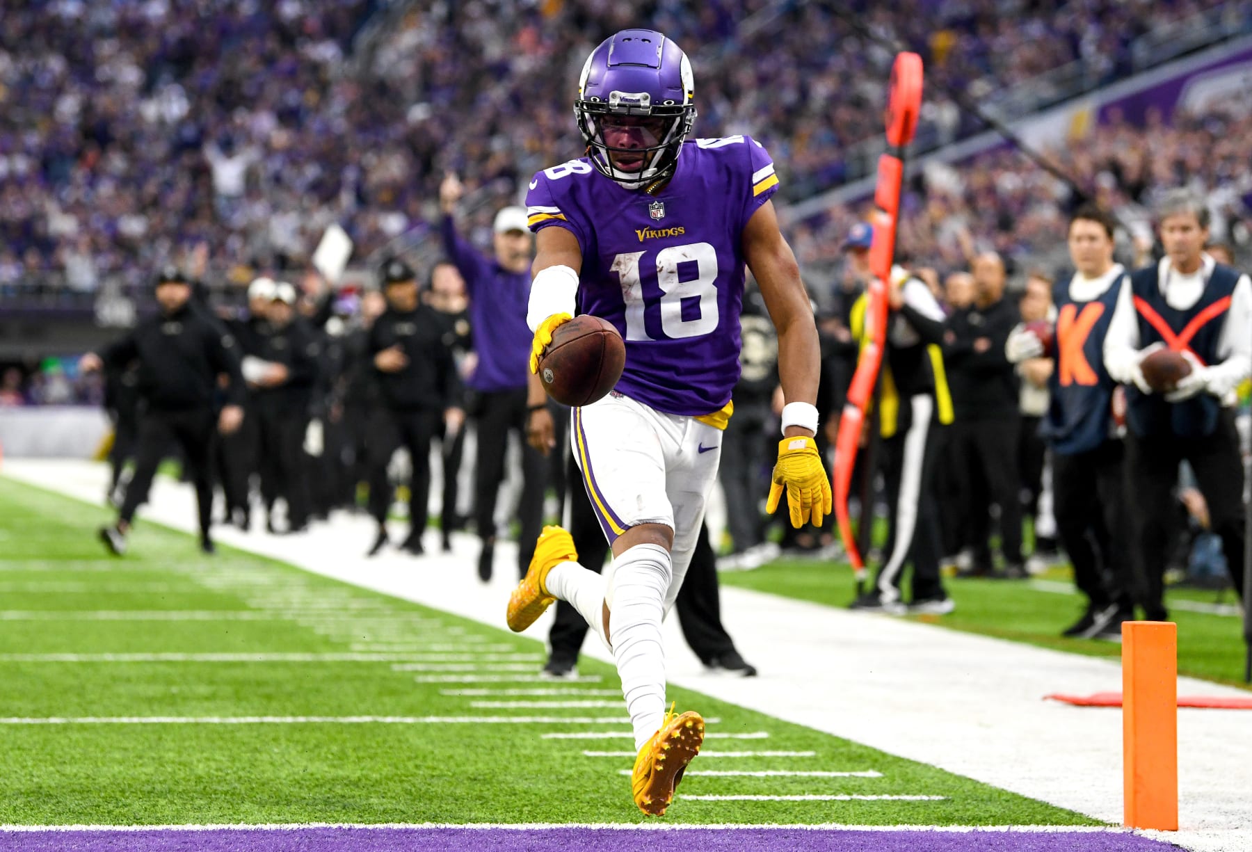 Justin Jefferson's Vikings teammates in awe after game filled with  incredible catches