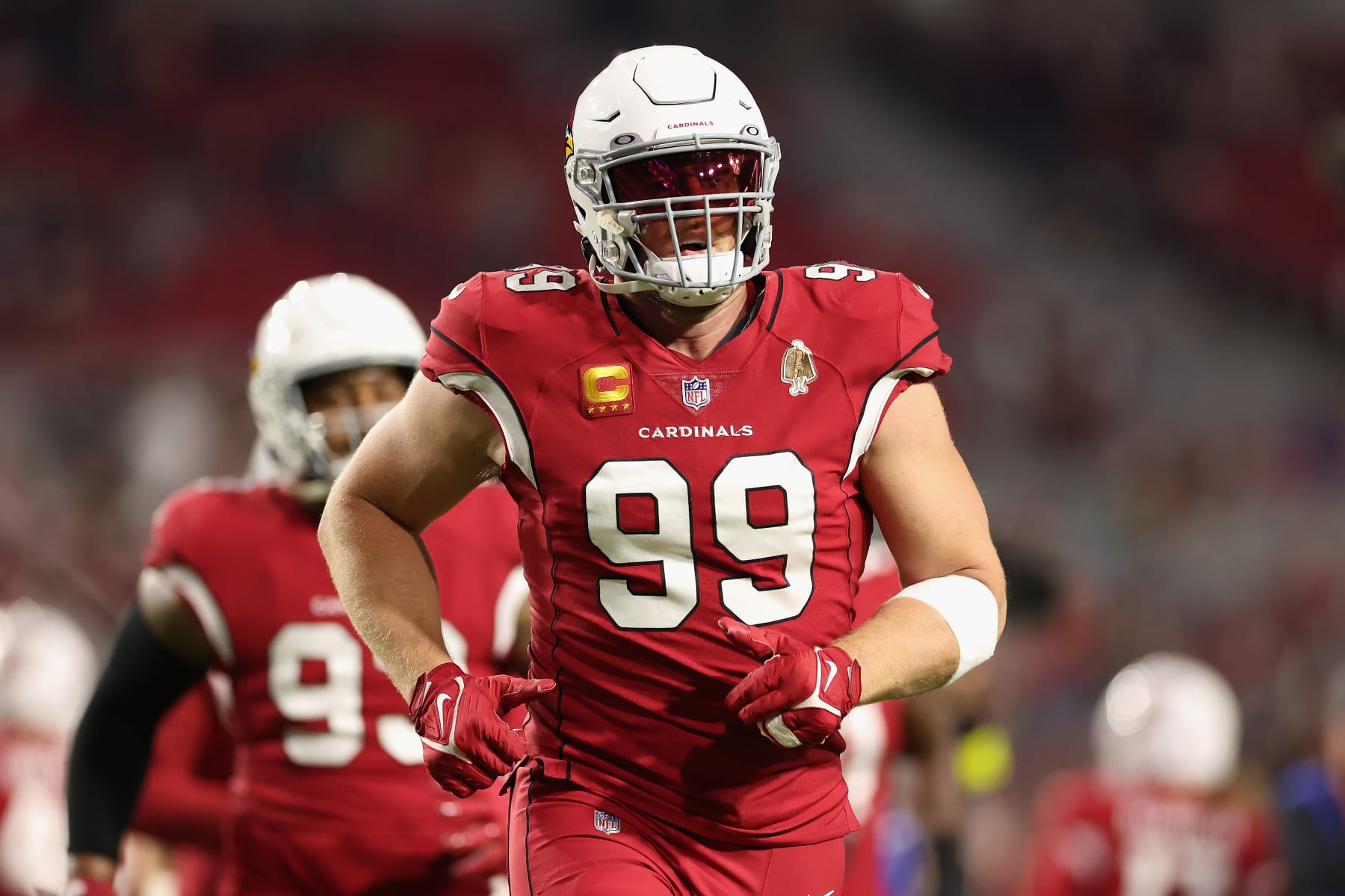 J.J. Watt will wear No. 99 with Cardinals despite number being retired