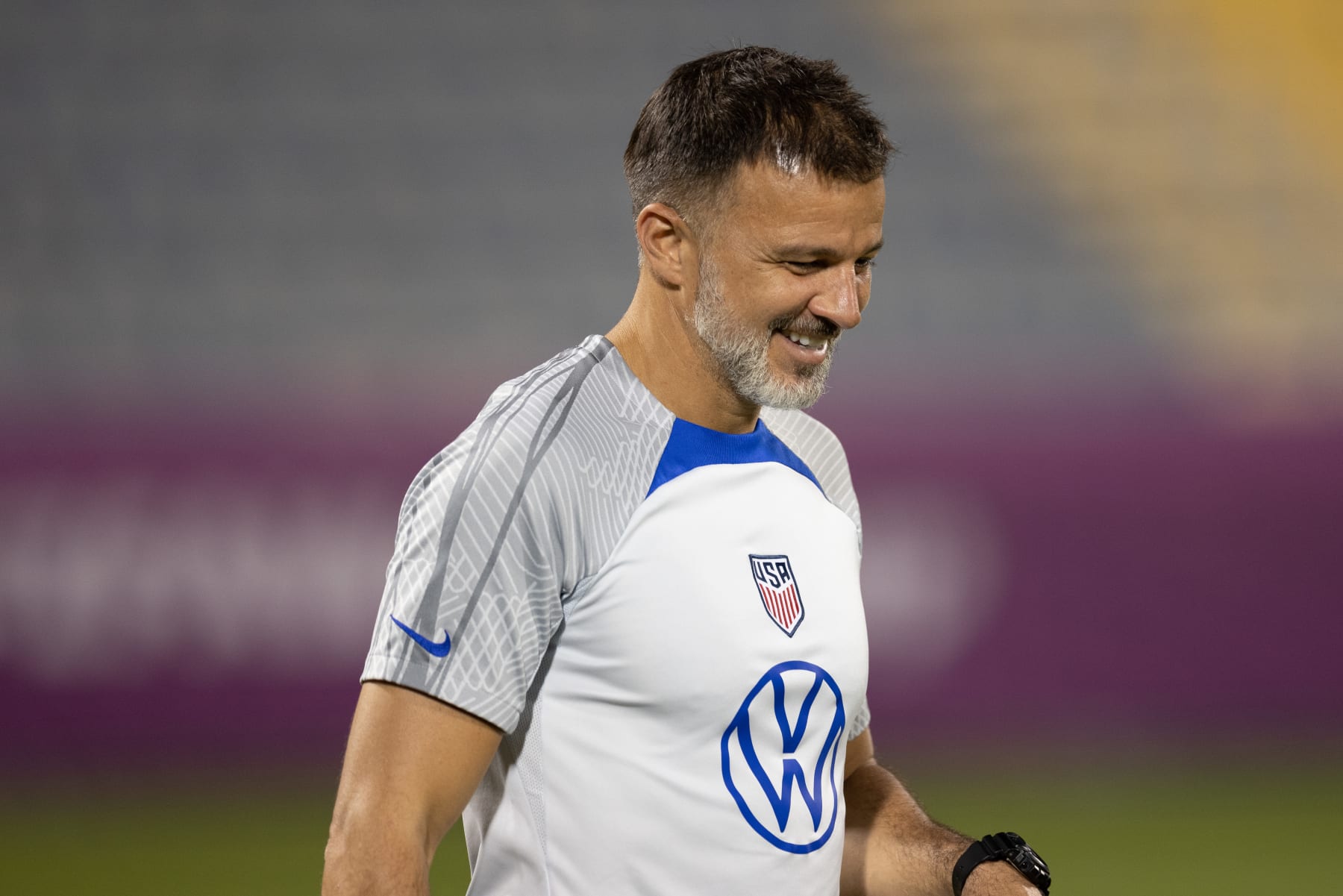 DOHA, QATAR - DECEMBER 1: Anthony Hudson of the United States during a training session at Al-Gharafa SC Stadium on December 1, 2022 in Doha, Qatar. (Photo by John Dorton/ISI Photos/Getty Images)