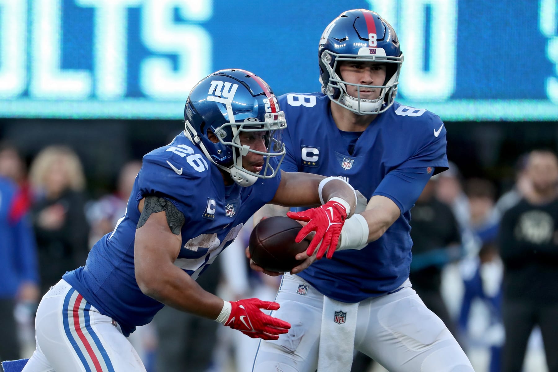 Giants rested Daniel Jones, most of their starters in 17-13 loss