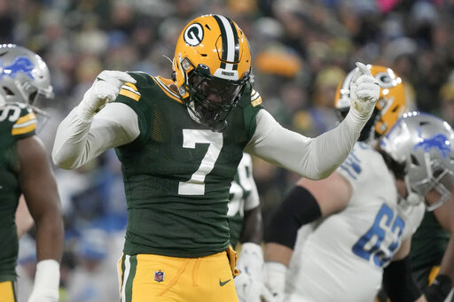 January 8, 2023: Green Bay Packers quarterback Aaron Rodgers (12) waits on  the sideline to enter the game during a football game against the Detroit  Lions in Green Bay, Wisconsin. Kirsten Schmitt/Cal