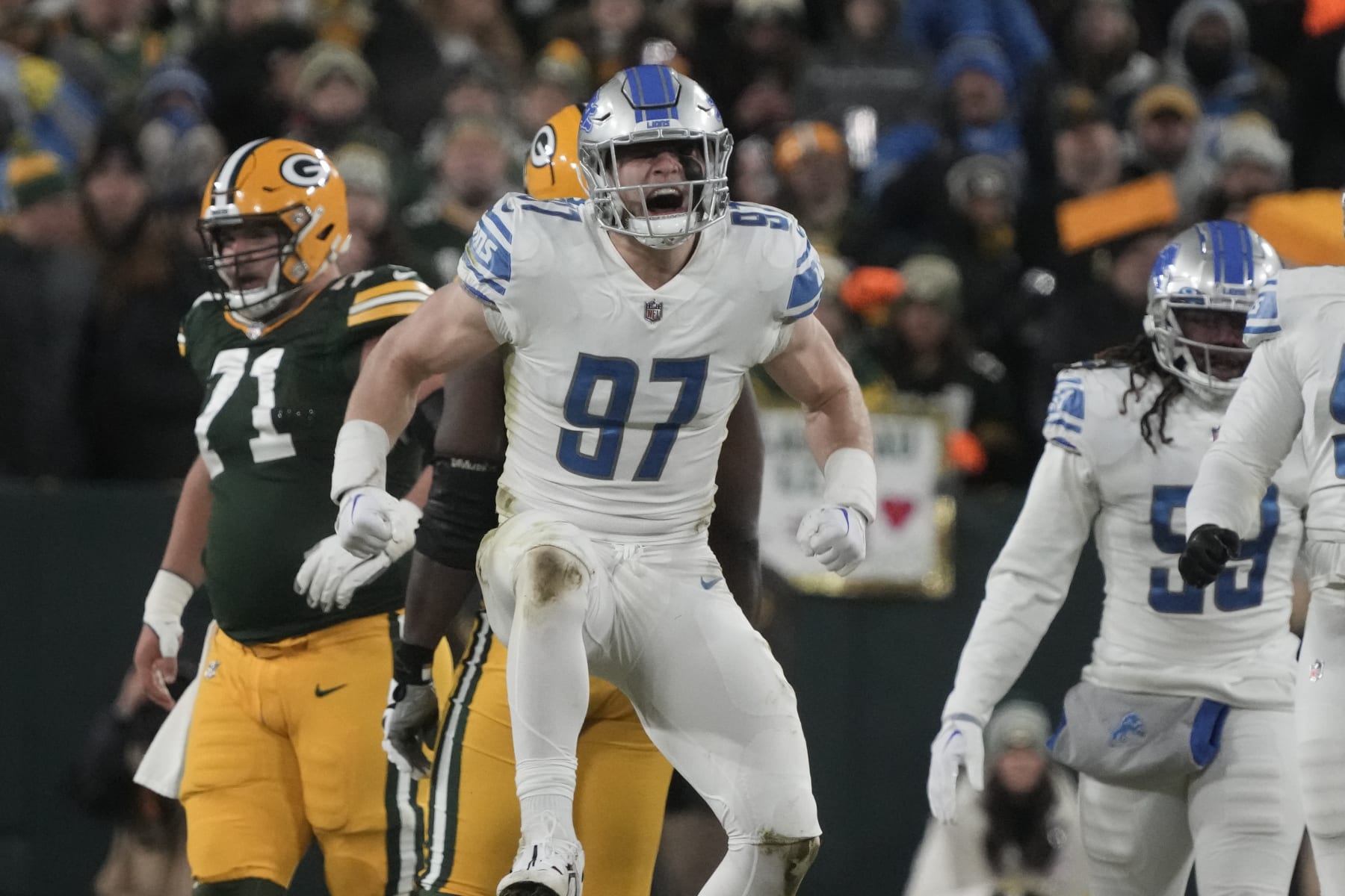 Detroit Lions' T.J. Hockenson, Penei Sewell ACTIVE vs. Vikings in Week 5