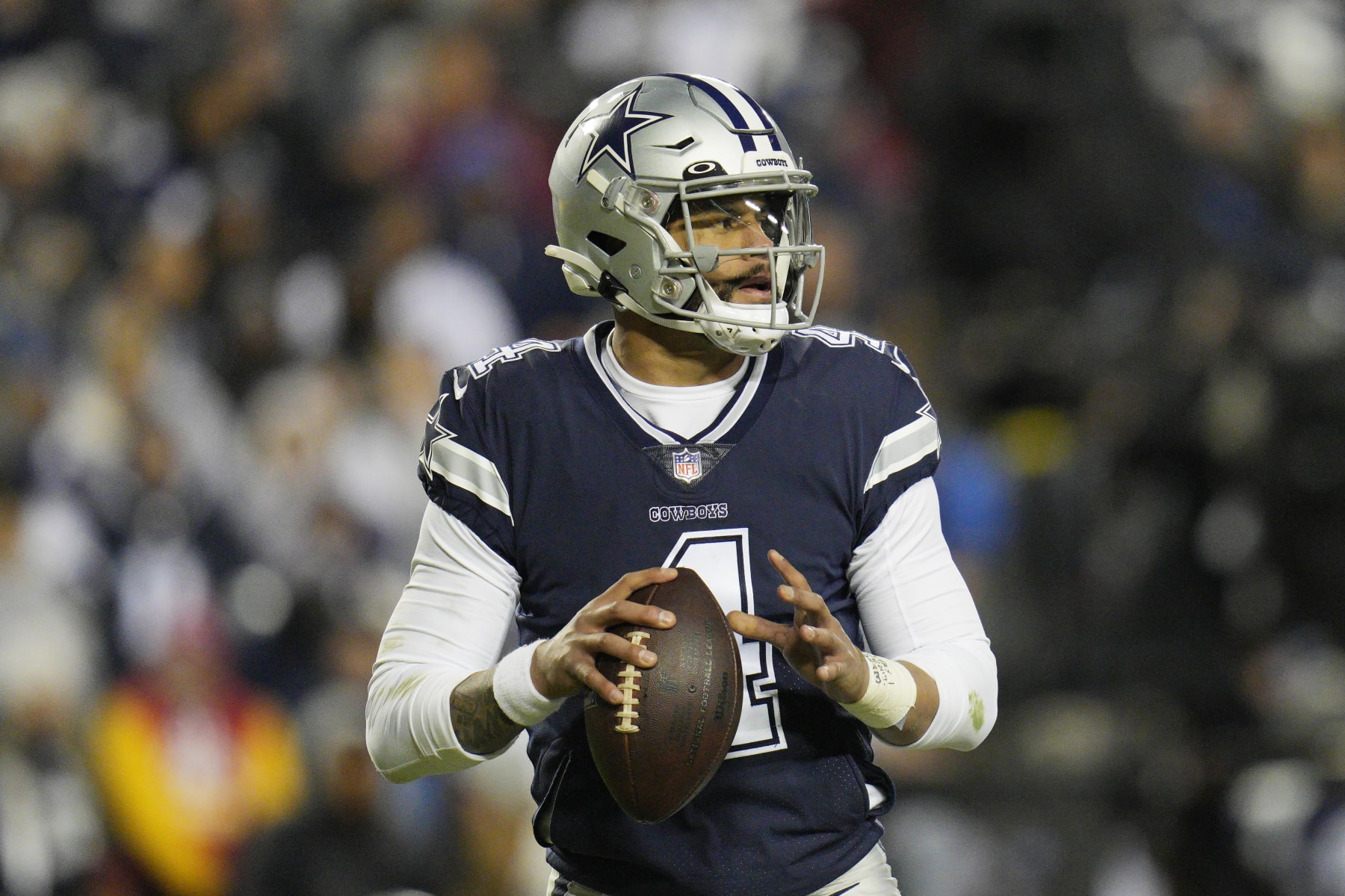 Prescott shrugs off picks for Cowboys' playoff visit to Bucs - The San  Diego Union-Tribune