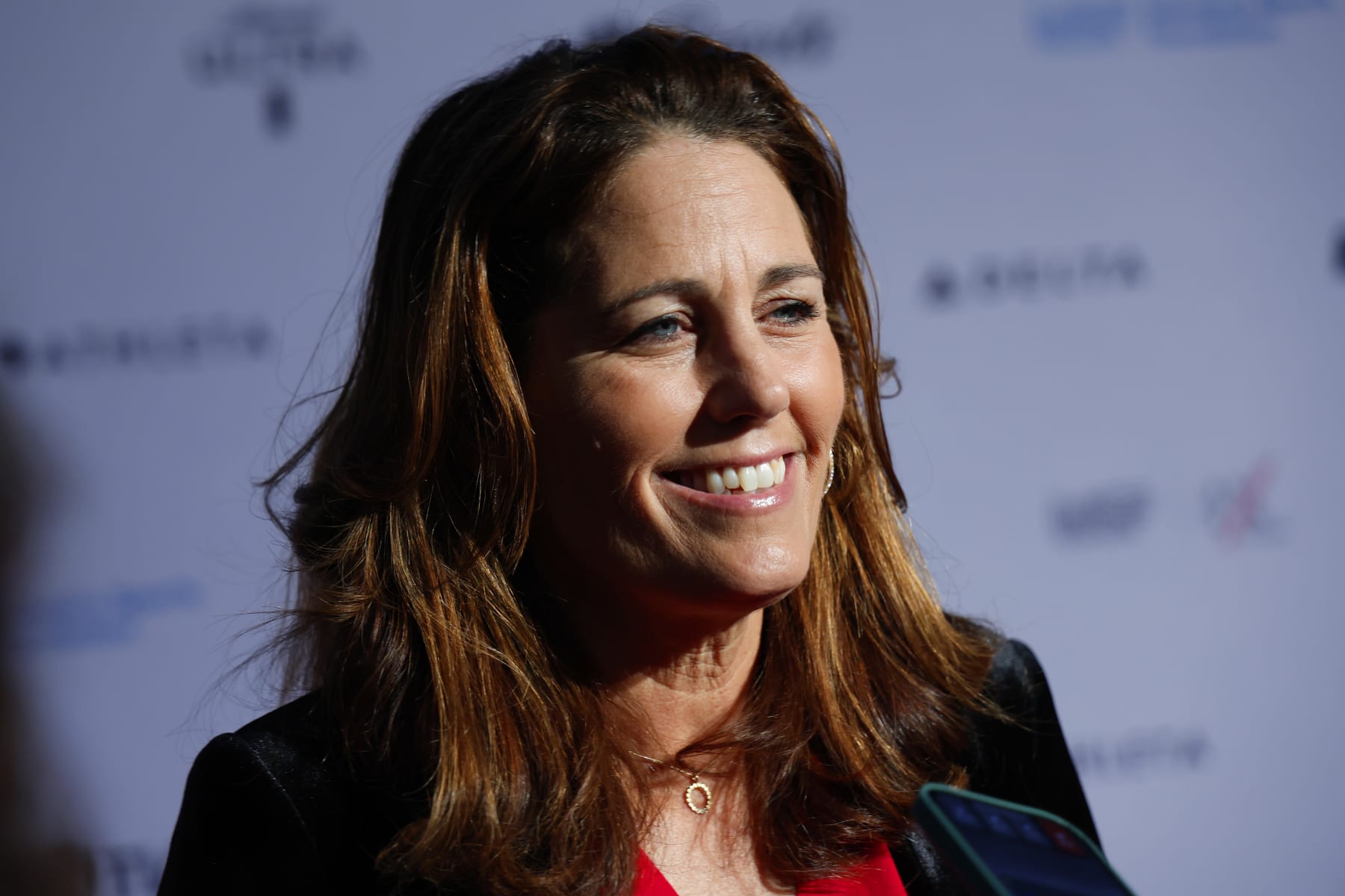 NEW YORK, NEW YORK - OCTOBER 12: Julie Foudy is seen during The Women's Sports Foundation's 2022 Annual Salute To Women In Sports Gala at Pier Sixty at Chelsea Piers on October 12, 2022 in New York City. (Photo by John Lamparski/Getty Images for WSF)