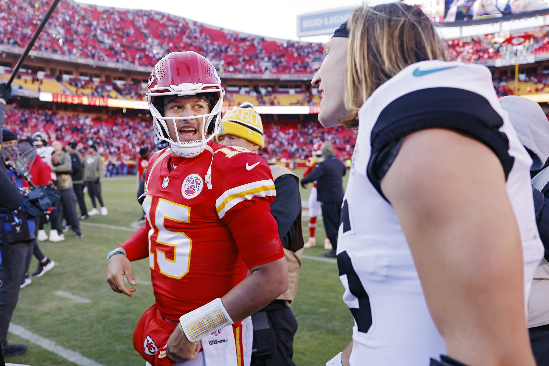 Patrick Mahomes, Chiefs beat Jaguars in AFC divisional round - Los