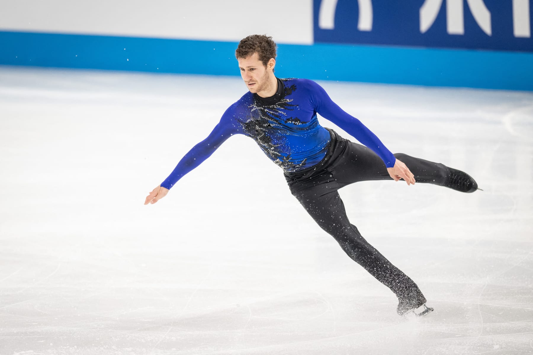 Jason Brown of the US performs during the 2022 Japan Open Figure Skating in Saitama on October 8, 2022. (Photo by Yuichi YAMAZAKI / AFP) (Photo by YUICHI YAMAZAKI/AFP via Getty Images)