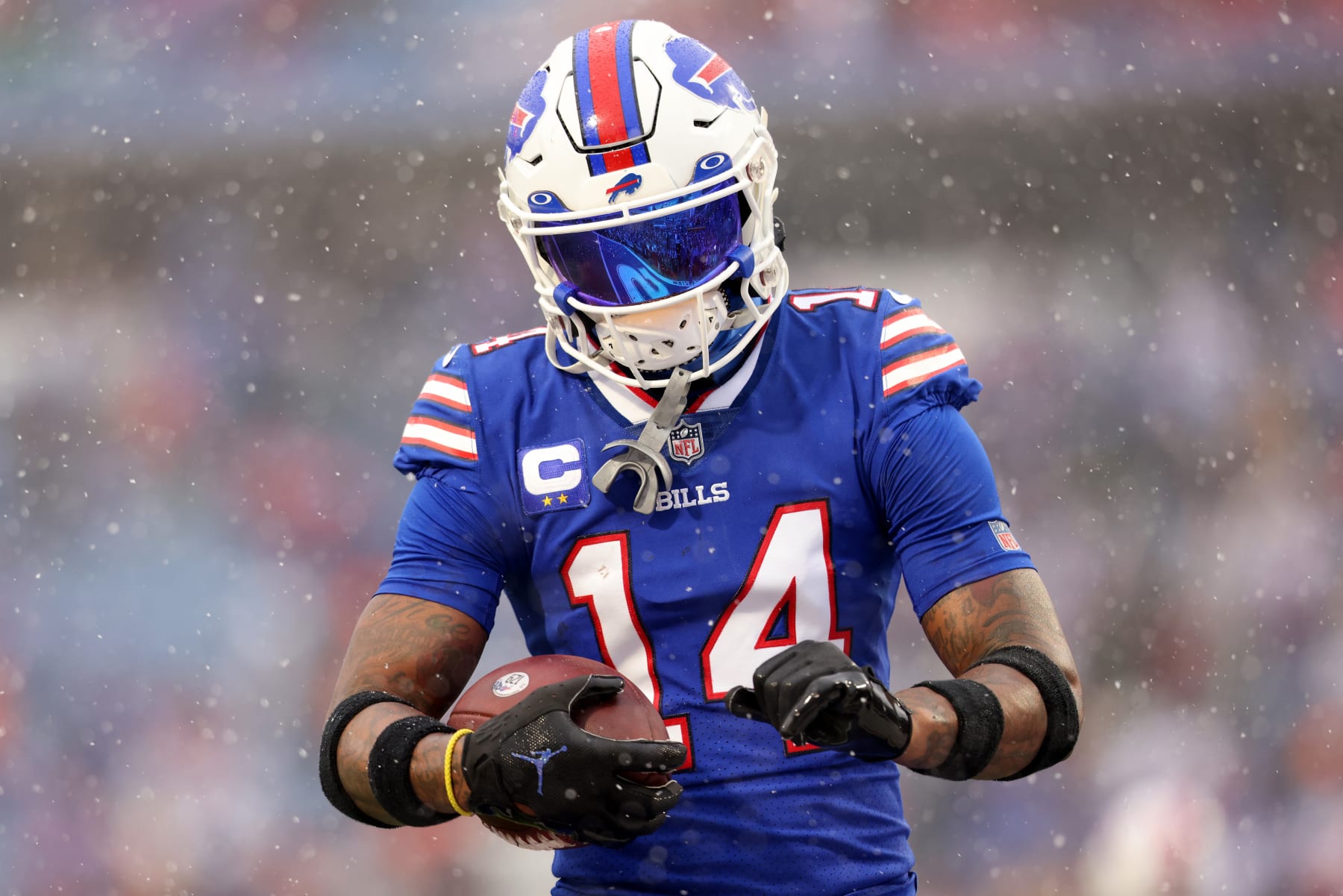 Why Bills' Stefon Diggs says he will continue wearing No. 14 even